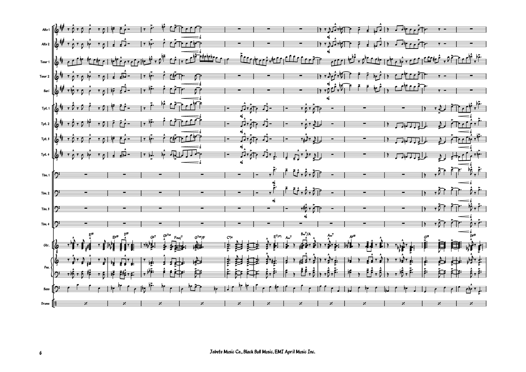 Page 6 of Sheet music PDF Piano Sir Duke Piano - Stevie Wonder