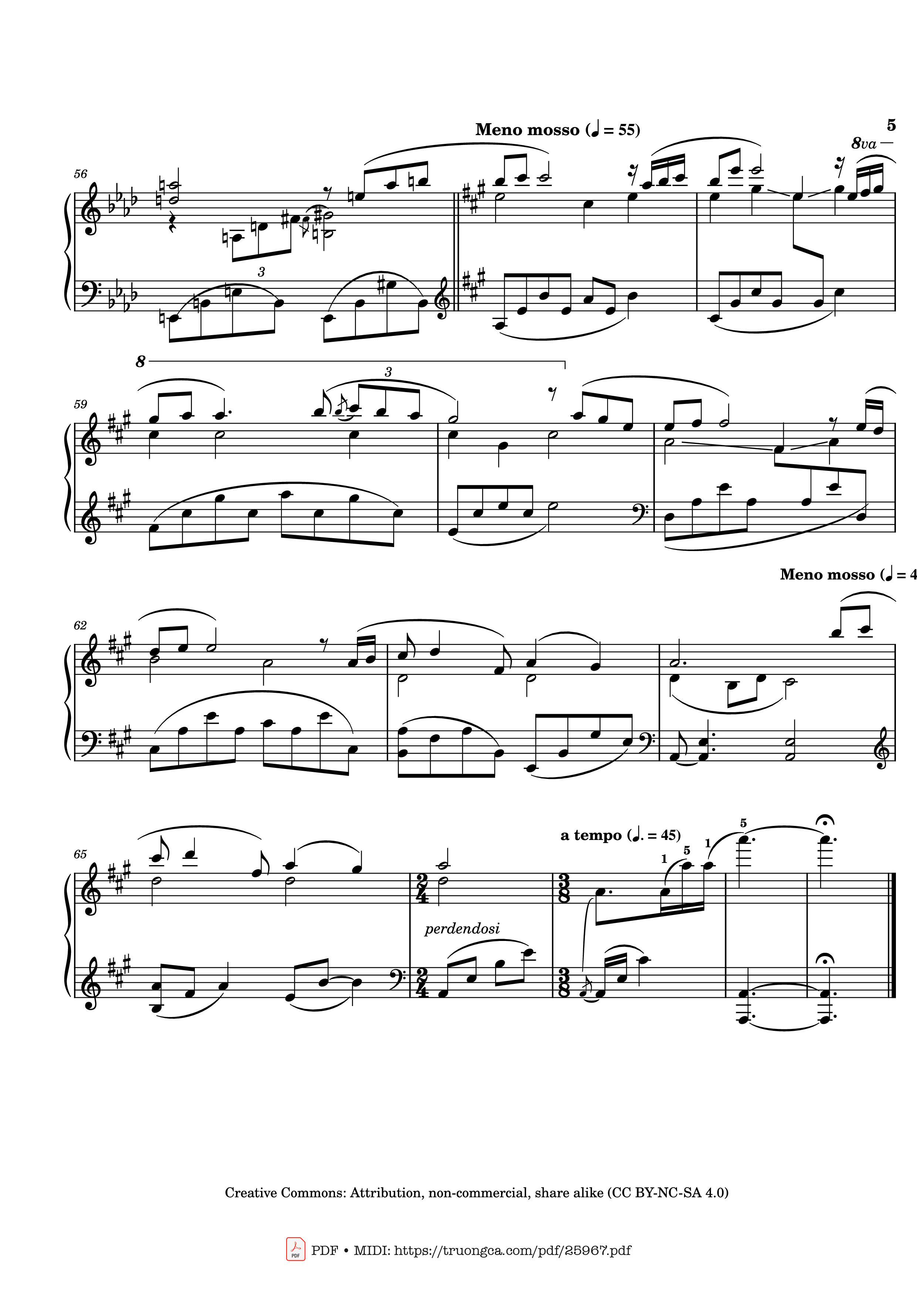 Page 5 of Sheet music PDF Piano Kiss The Rain Piano - Yiruma