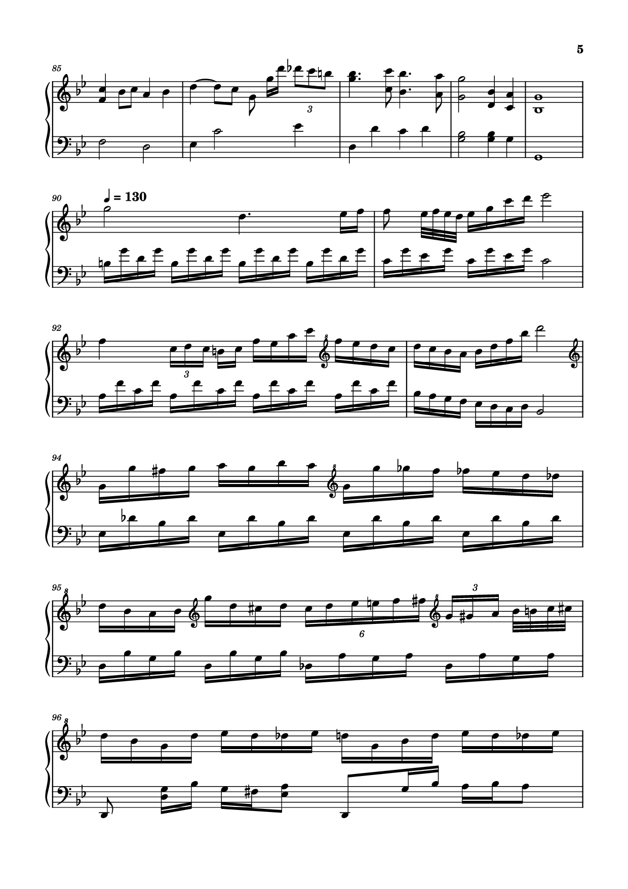 Page 5 of Sheet music PDF Piano 最伟大的作品 Piano - 周杰伦