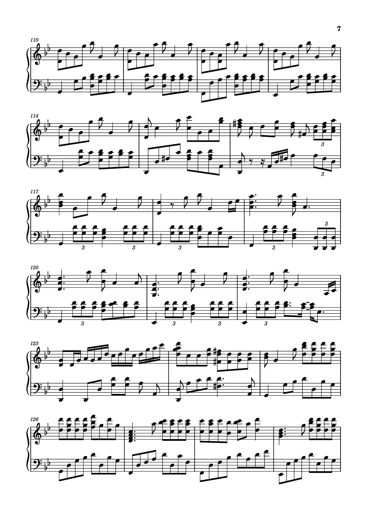 Page 7 of Sheet music PDF Piano 最伟大的作品 Piano - 周杰伦