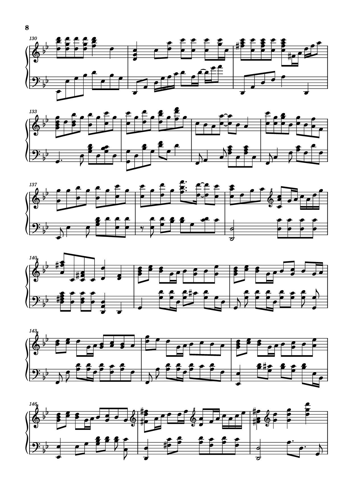 Page 8 of Sheet music PDF Piano 最伟大的作品 Piano - 周杰伦