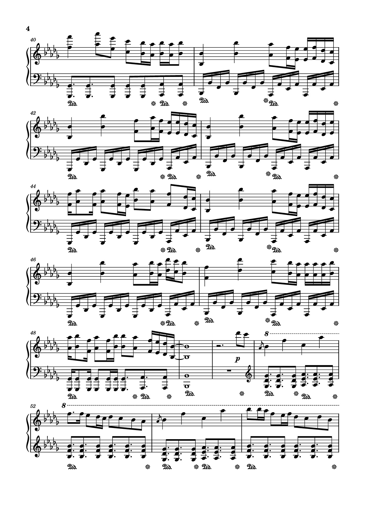 Page 4 of Sheet music PDF Piano Time Leaper Piano - Original by Hinkik