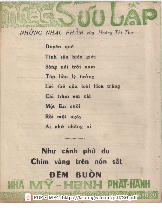 Page 4 of Sheet music PDF Ai nhớ chăng ai - Hoàng Thi Thơ