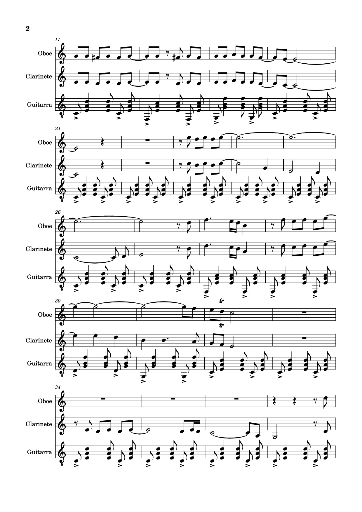 Page 2 of Sheet music PDF Guitar Tab Cucurrucucú Paloma Guitar TAB - Tomás Méndez / Arr: Jose Ossorio