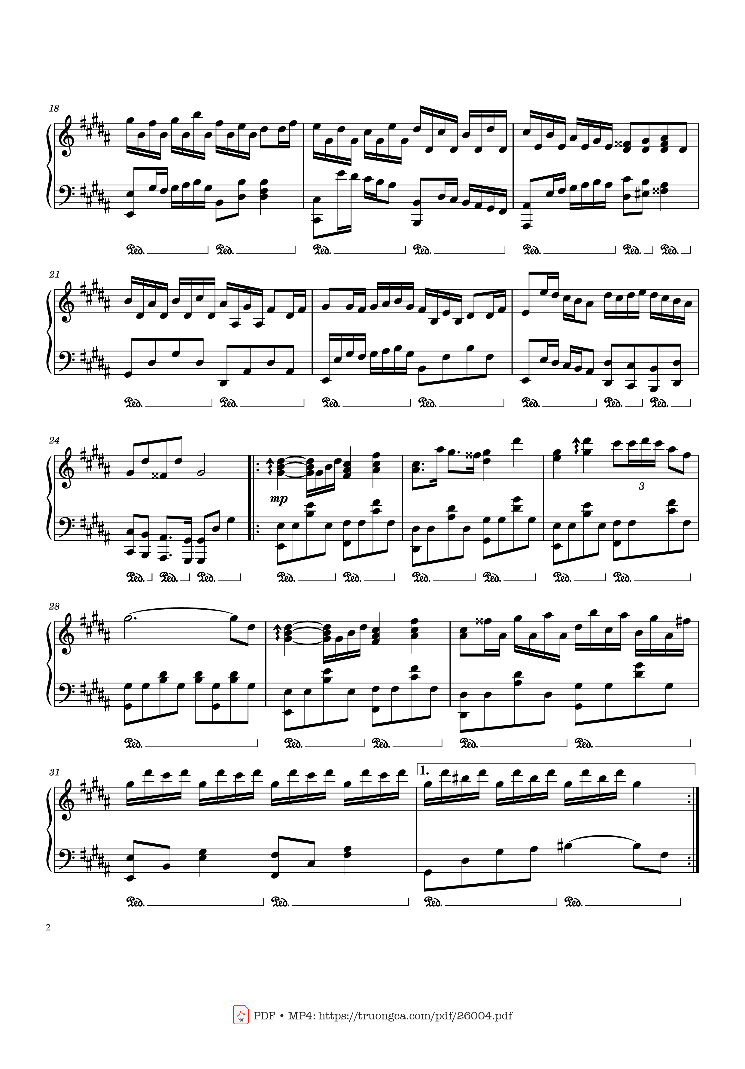 Page 2 of Sheet music PDF Piano Flower Dance - DJ Okawari Piano - Undefined
