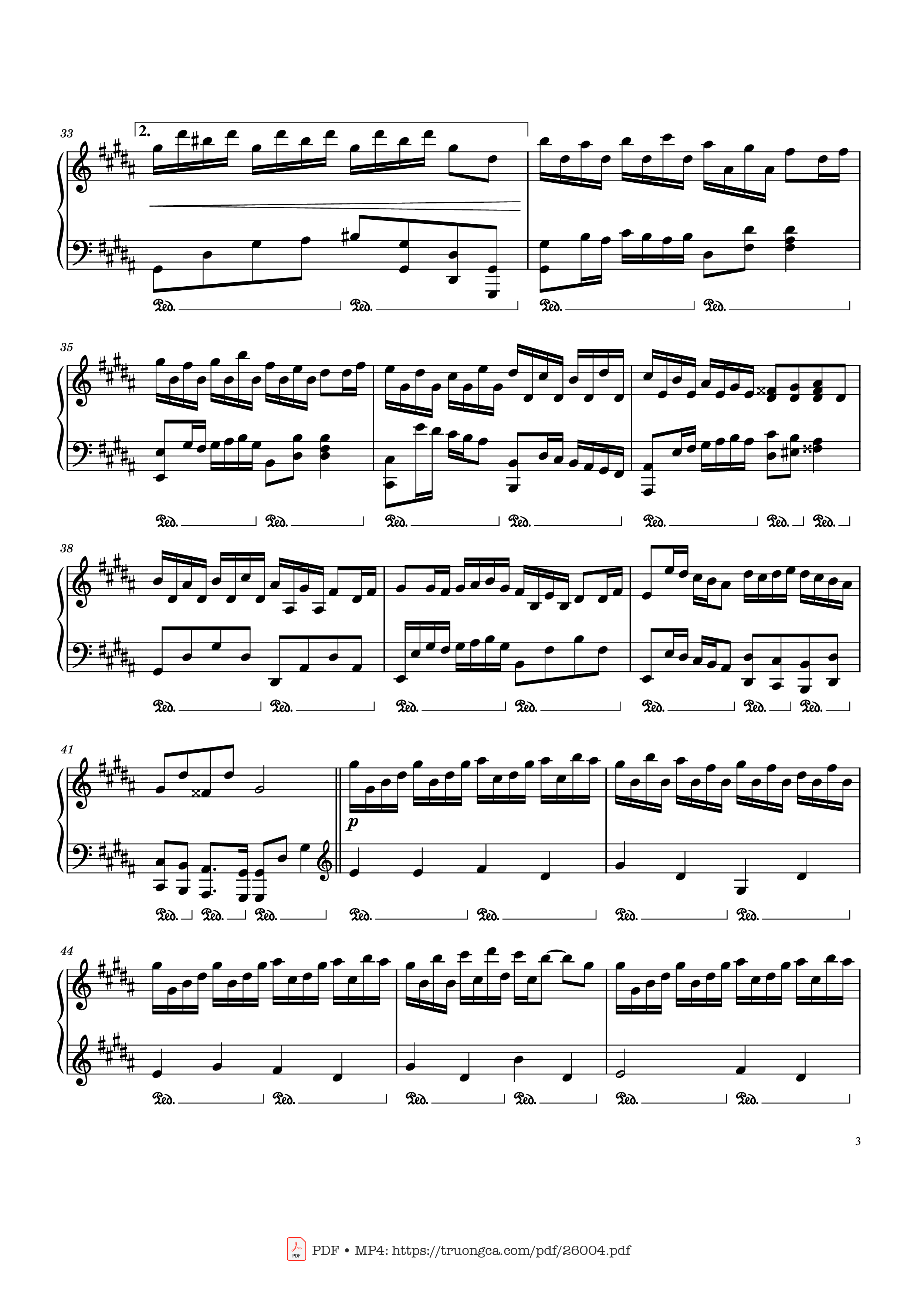 Page 3 of Sheet music PDF Piano Flower Dance - DJ Okawari Piano - Undefined