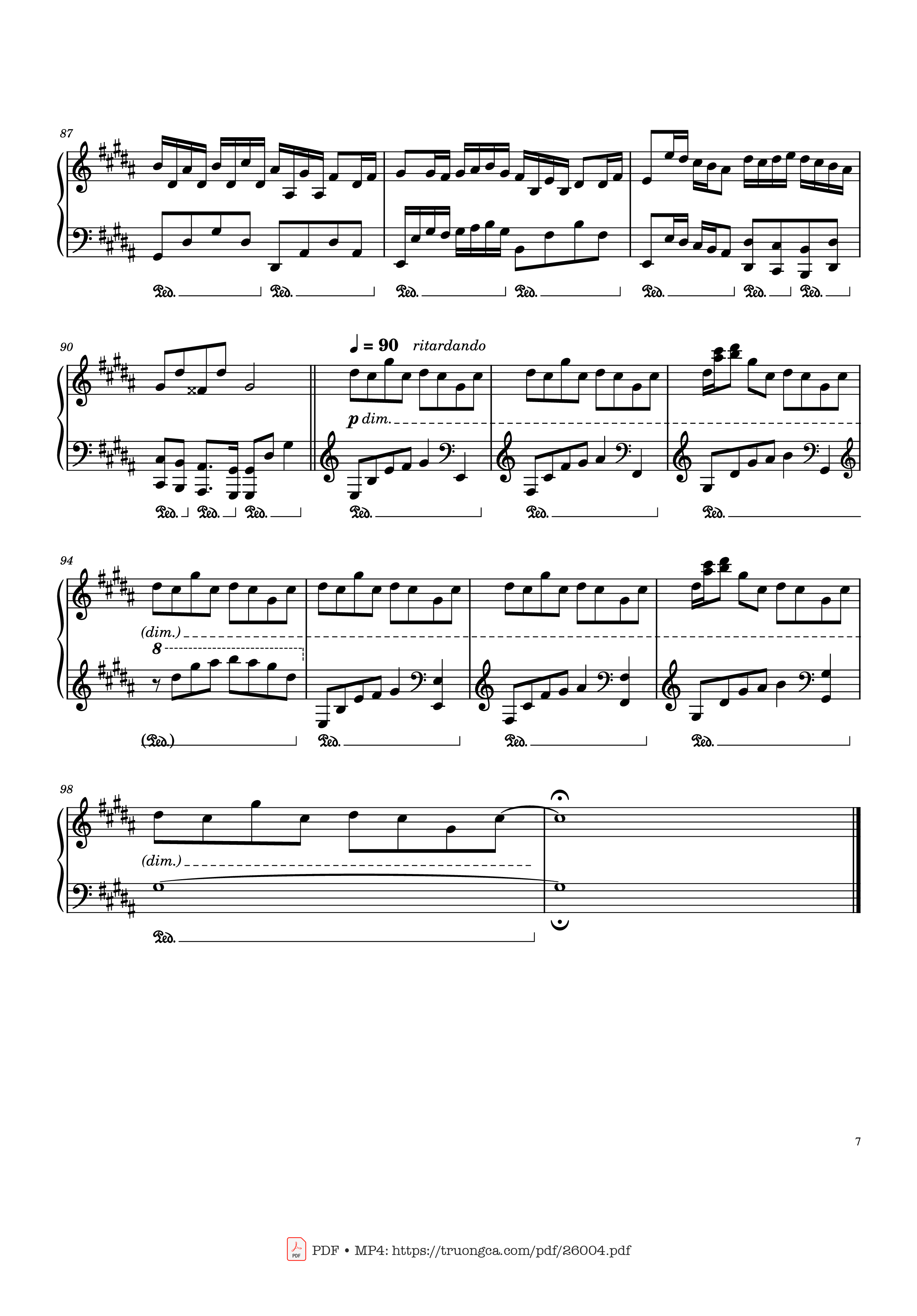 Page 7 of Sheet music PDF Piano Flower Dance - DJ Okawari Piano - Undefined