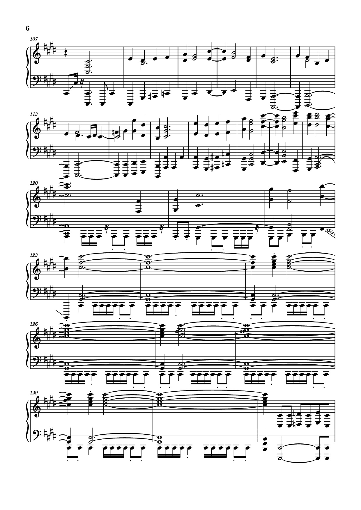 Page 6 of Sheet music PDF Piano Miragecoordinator Piano - Arranged by Aero