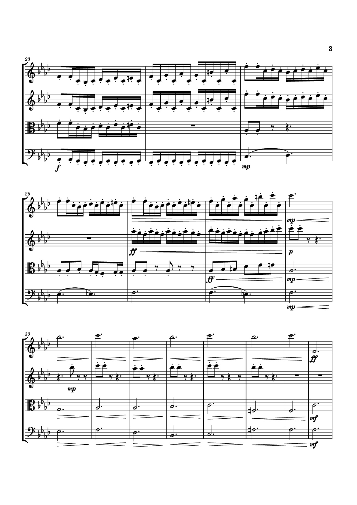 Page 3 of Sheet music PDF The Twin Moon Knight Violin - Composer: Tai Tomisawa