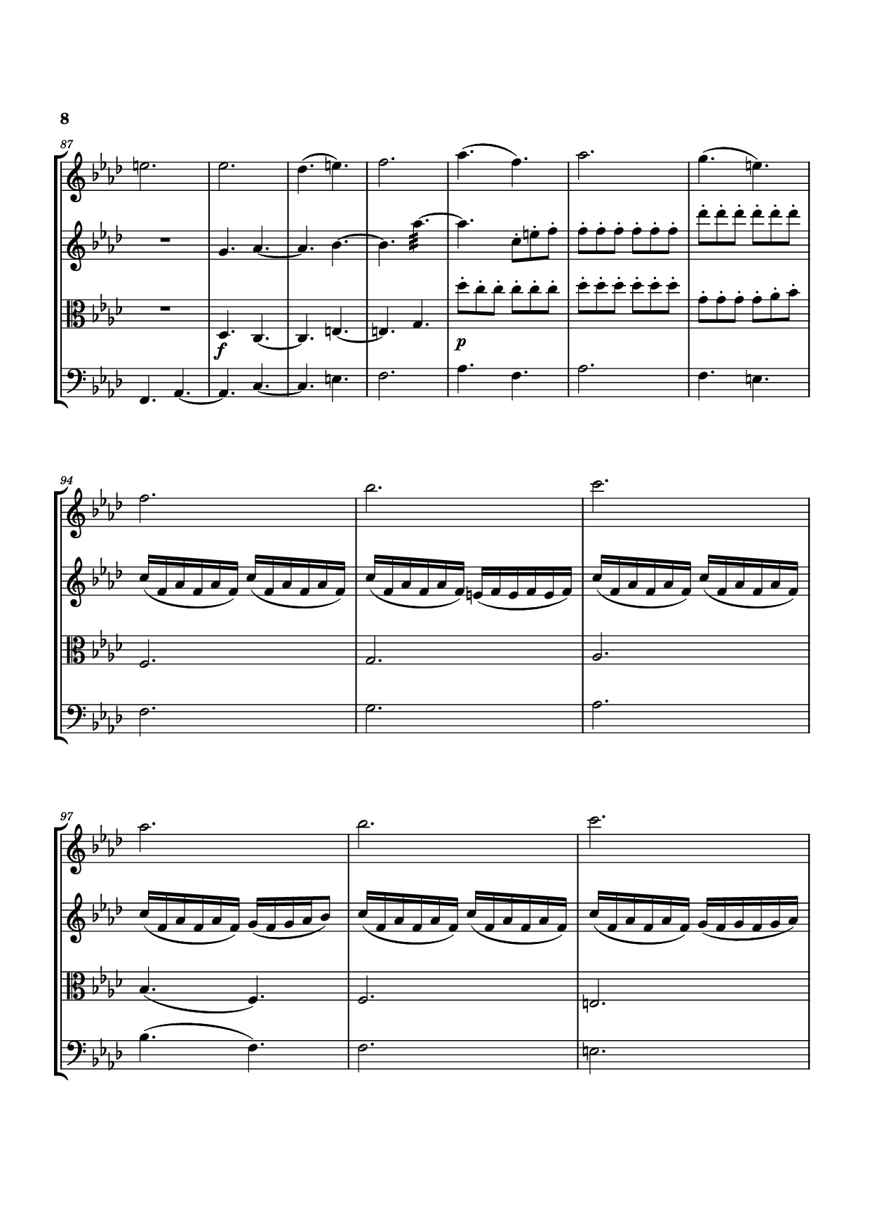 Page 8 of Sheet music PDF The Twin Moon Knight Violin - Composer: Tai Tomisawa