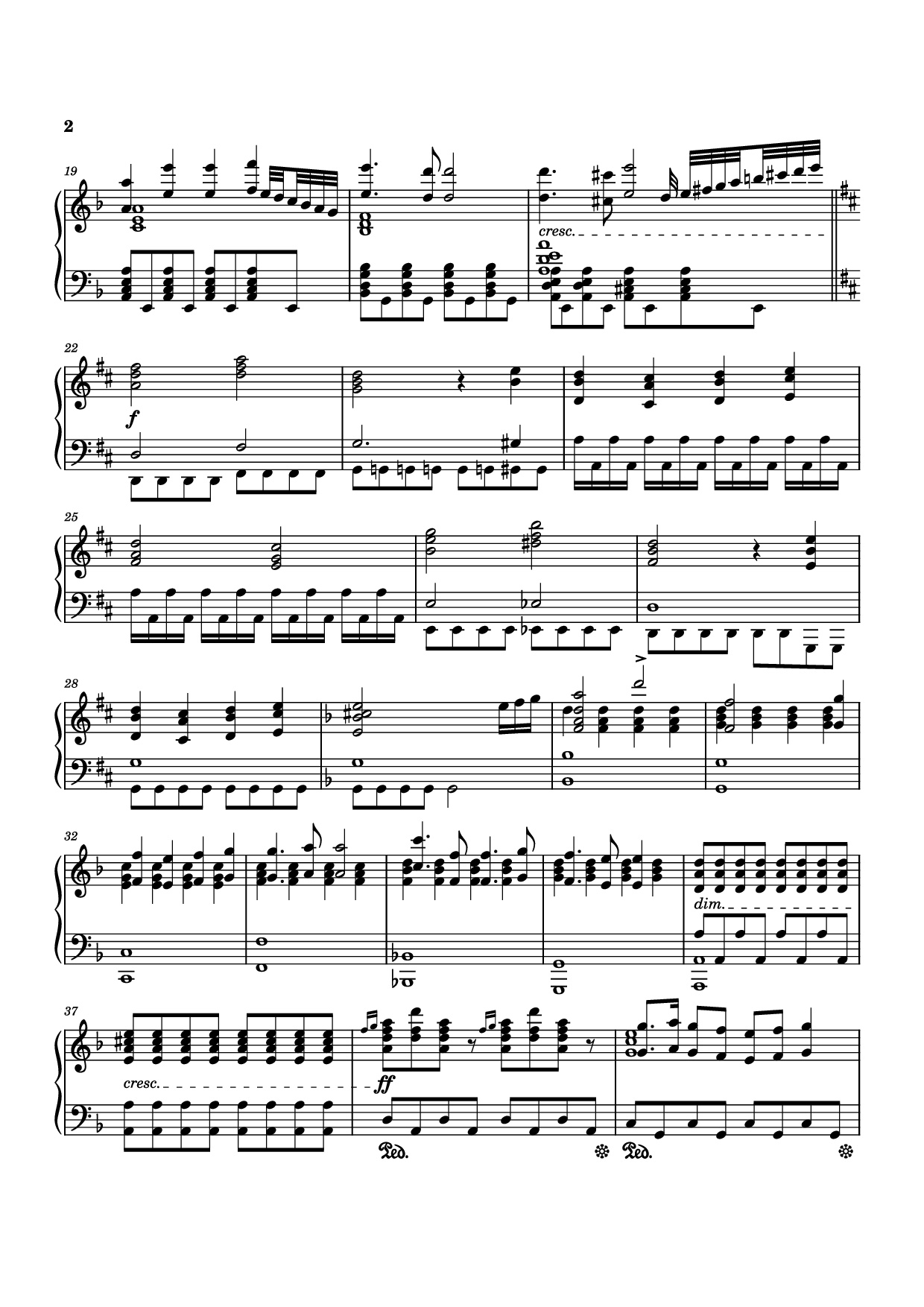 Page 2 of Sheet music PDF Piano Frozen Hillside Piano - AnthonyEl