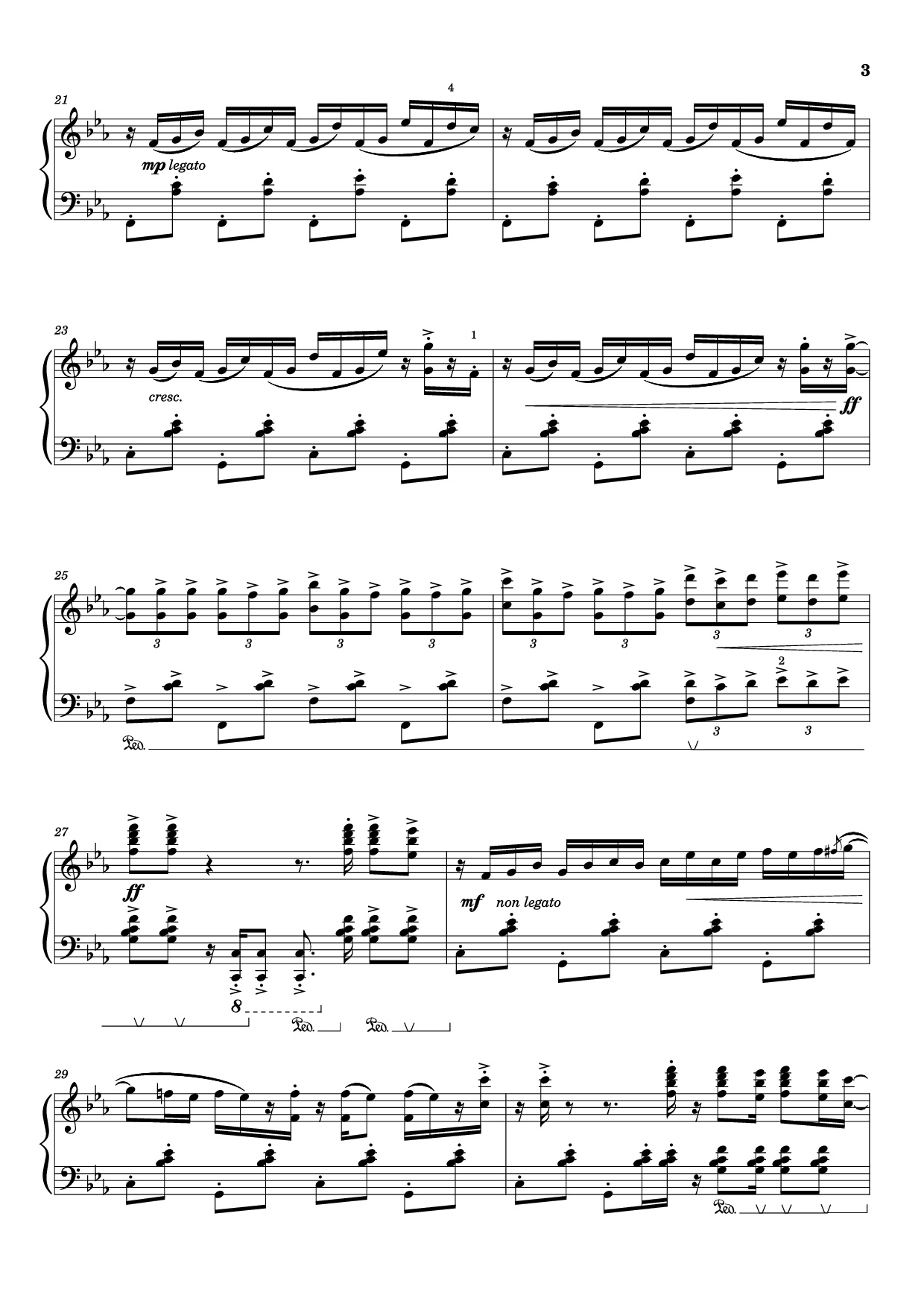 Page 3 of Sheet music PDF Piano Jingo Piano - CHRISTOPHER NORTON