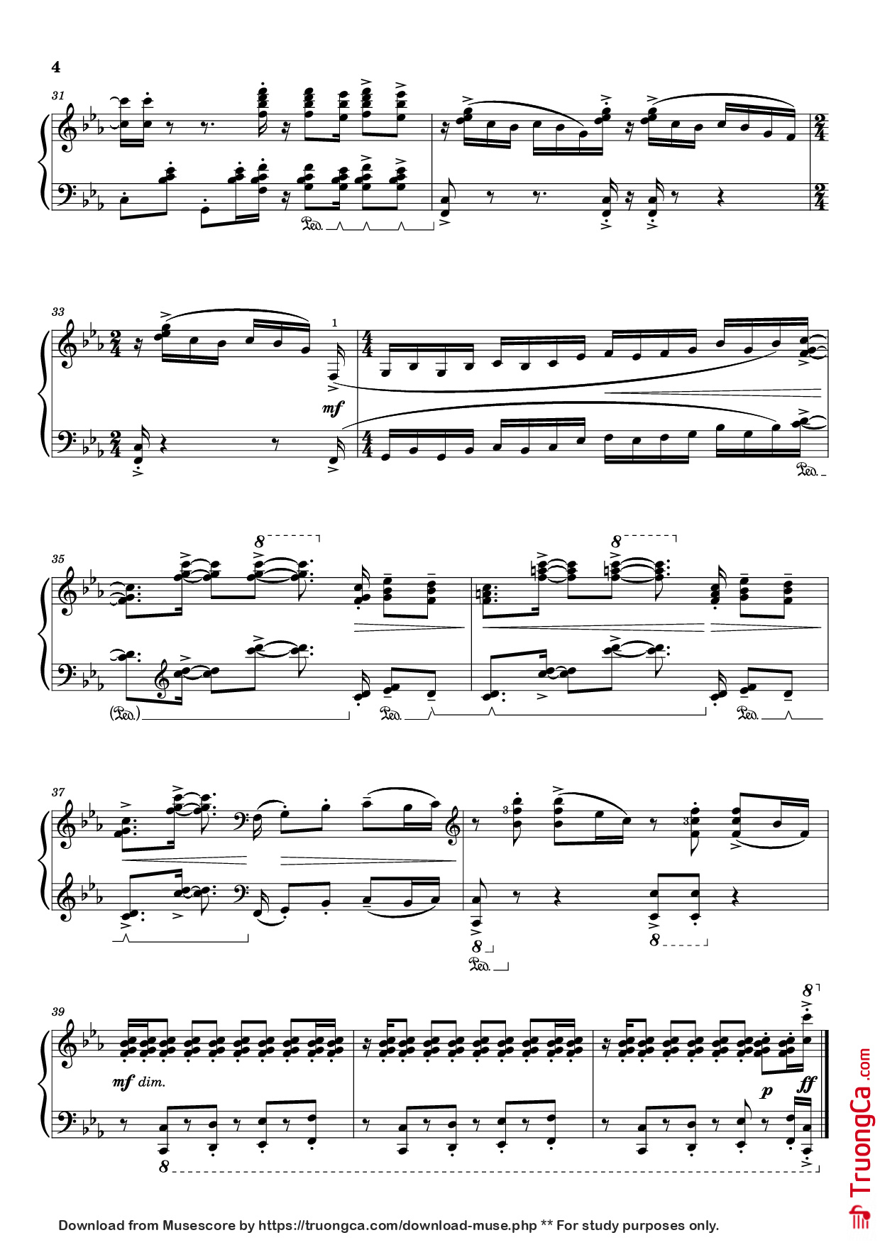 Page 4 of Sheet music PDF Piano Jingo Piano - CHRISTOPHER NORTON