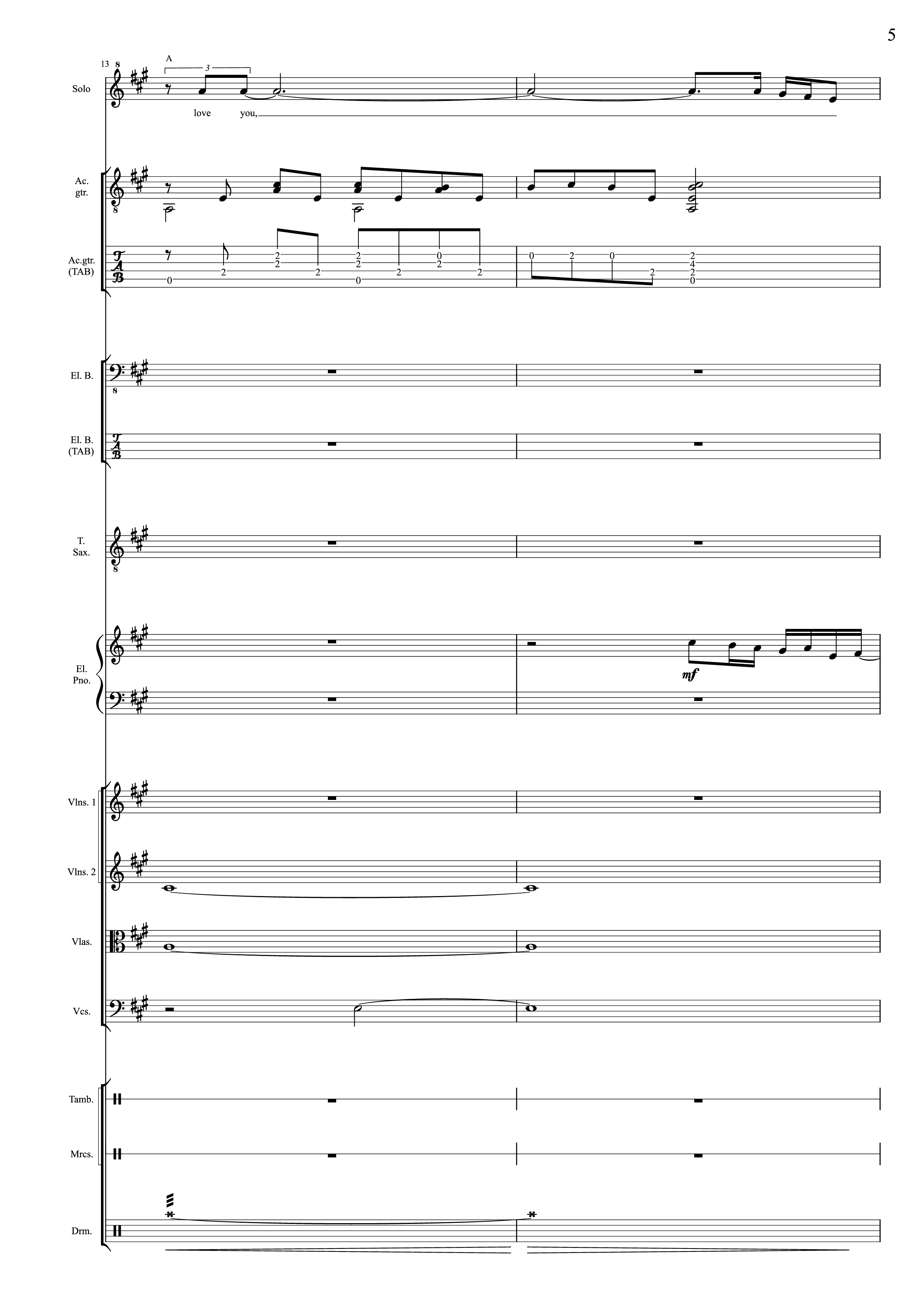 Page 5 of Sheet music PDF I Will Always Love You (Choral orchestral) - D. Parton