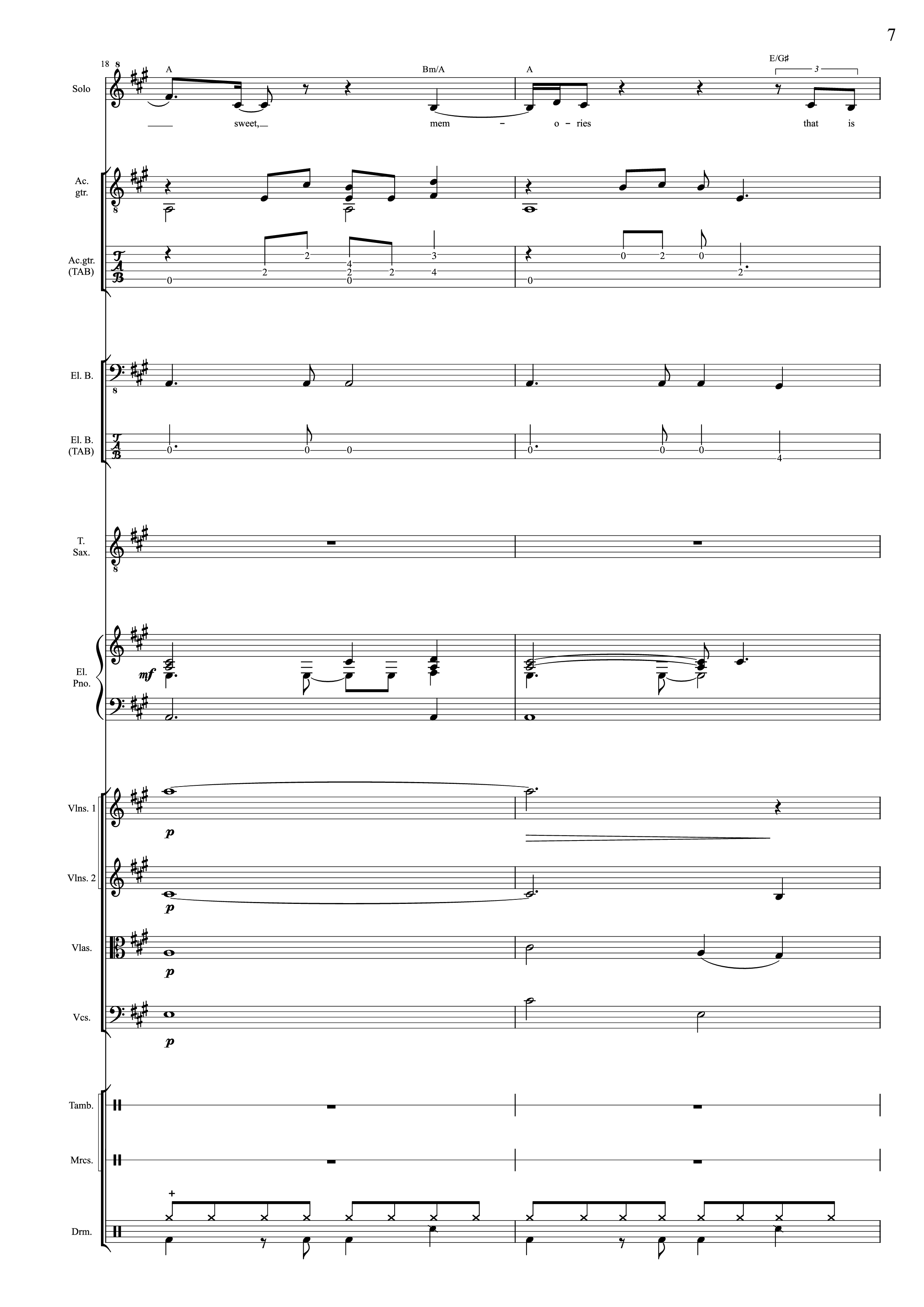 Page 7 of Sheet music PDF I Will Always Love You (Choral orchestral) - D. Parton
