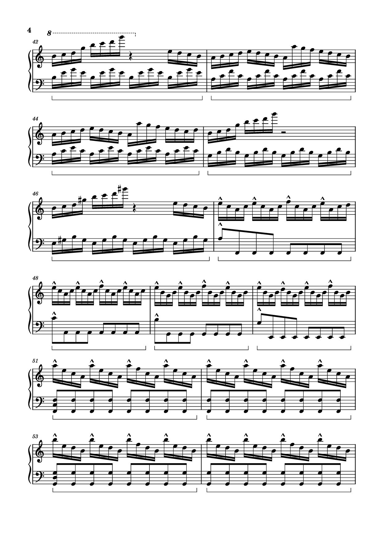 Page 4 of Sheet music PDF Piano The Interstellar Experience Piano - Tony Ann
