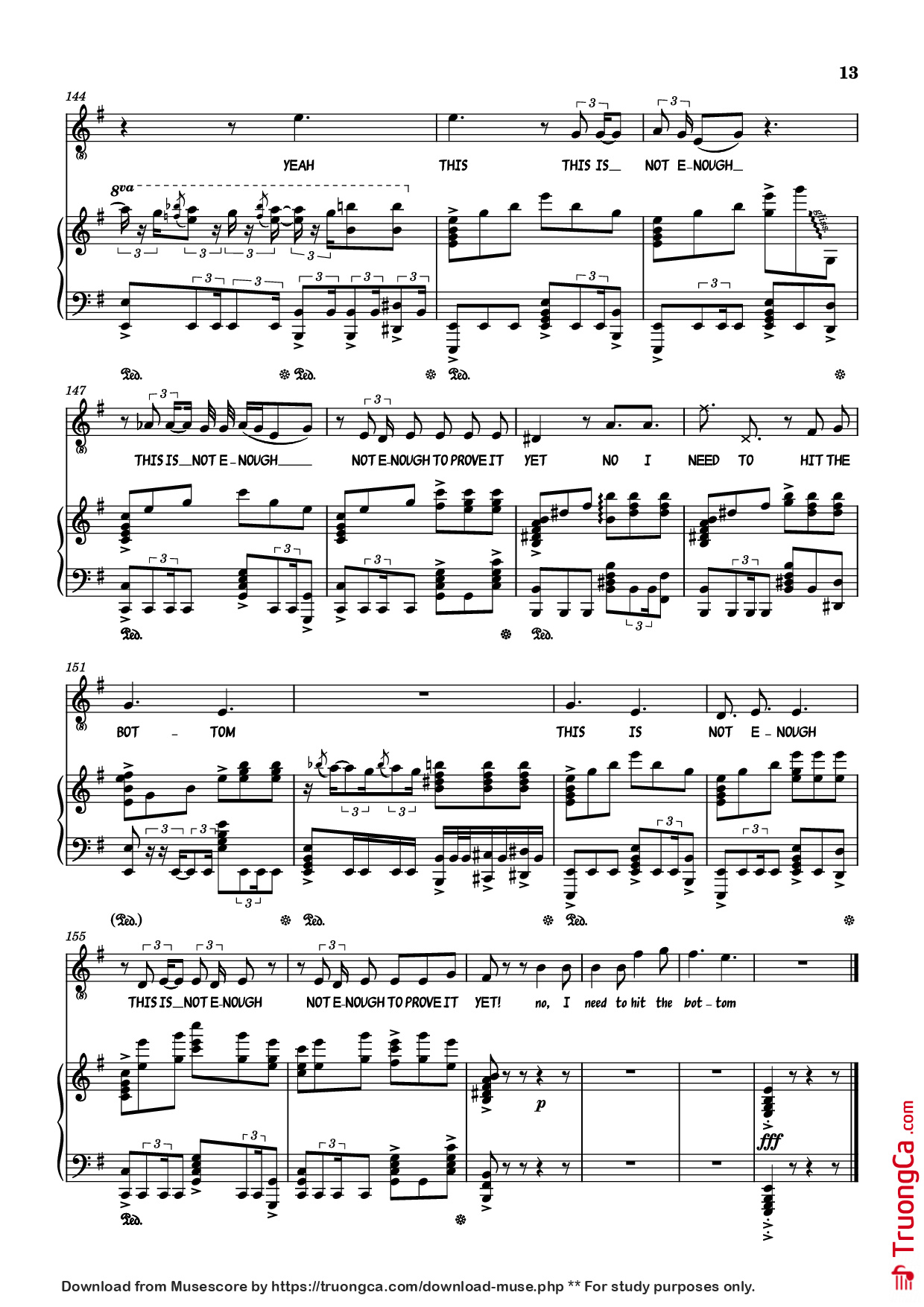 Page 13 of Sheet music PDF Hand Me My Shovel, I