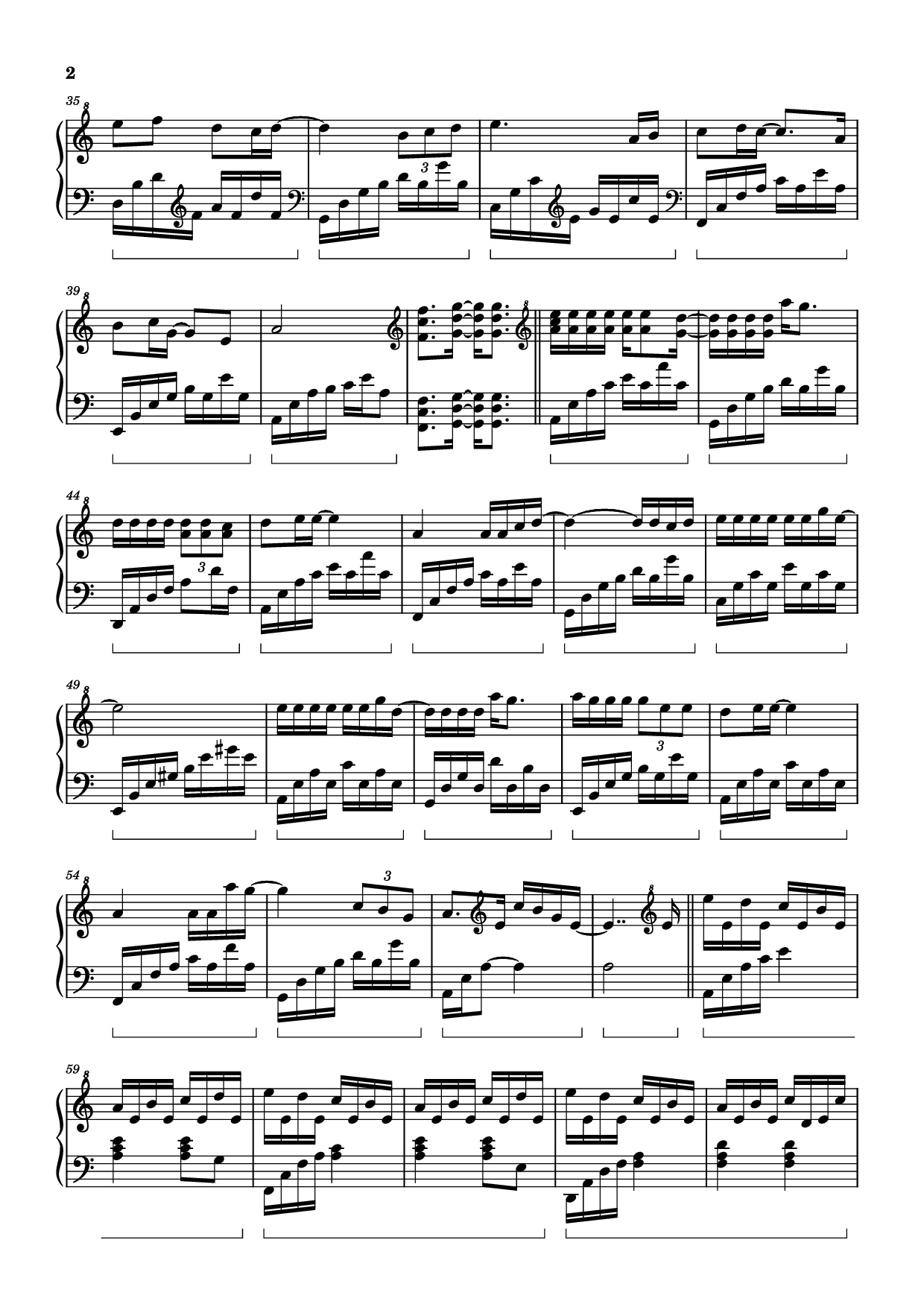 Page 2 of Sheet music PDF Piano 心要让你听见 (Tình Đơn Phương) Piano - Transcribed by Lê Mạnh Hùng