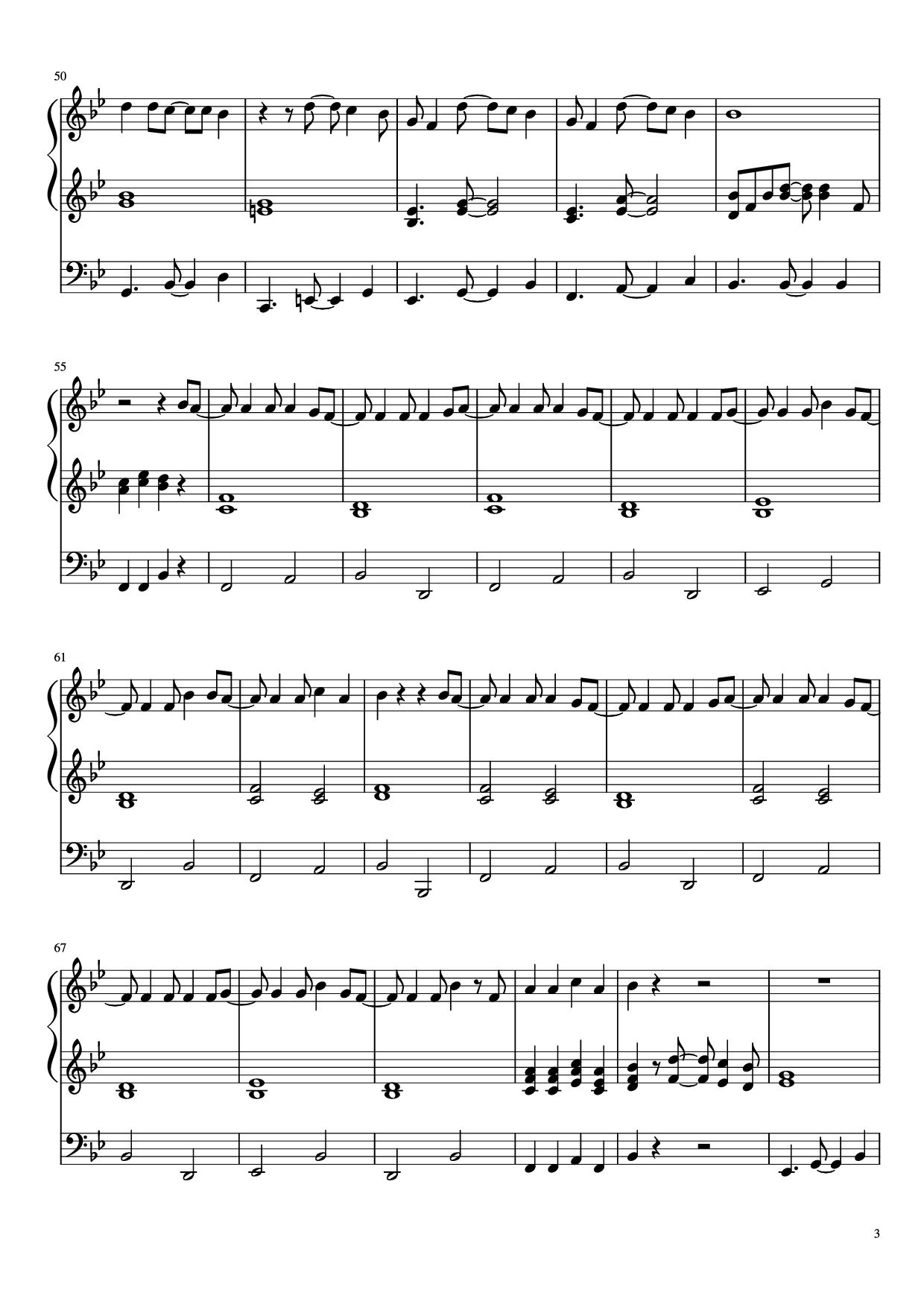 Page 3 of Sheet music PDF Piano Under the Sea Piano - Music by Alan Menken Lyrics by Howard Ashman