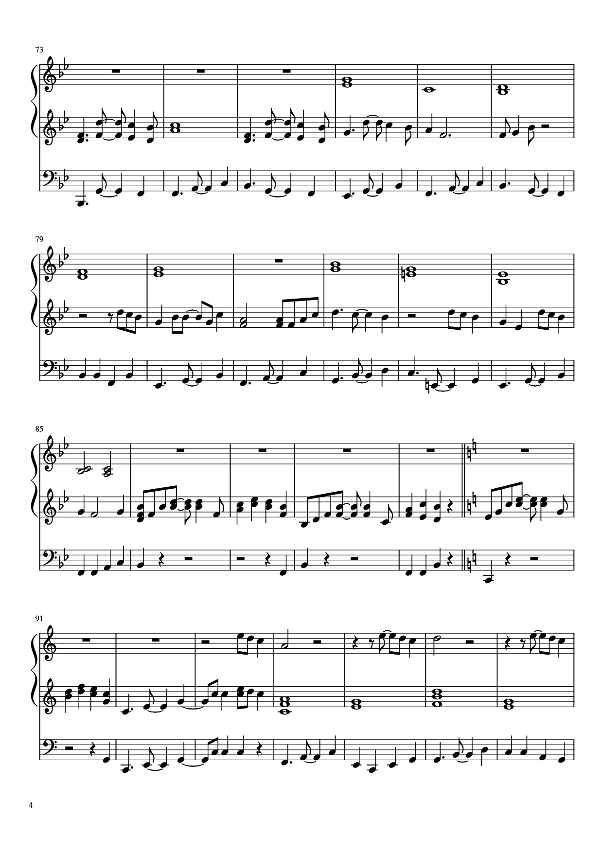 Page 4 of Sheet music PDF Piano Under the Sea Piano - Music by Alan Menken Lyrics by Howard Ashman