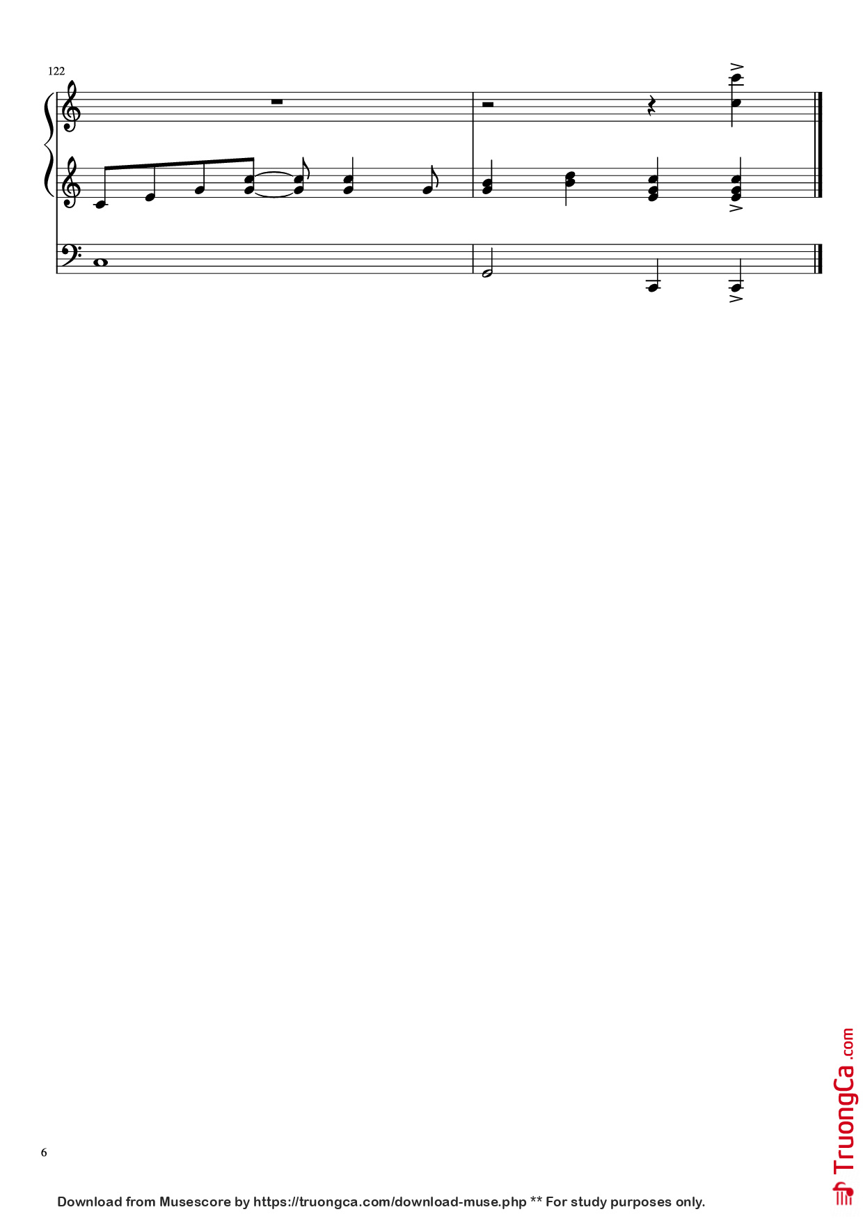 Page 6 of Sheet music PDF Piano Under the Sea Piano - Music by Alan Menken Lyrics by Howard Ashman