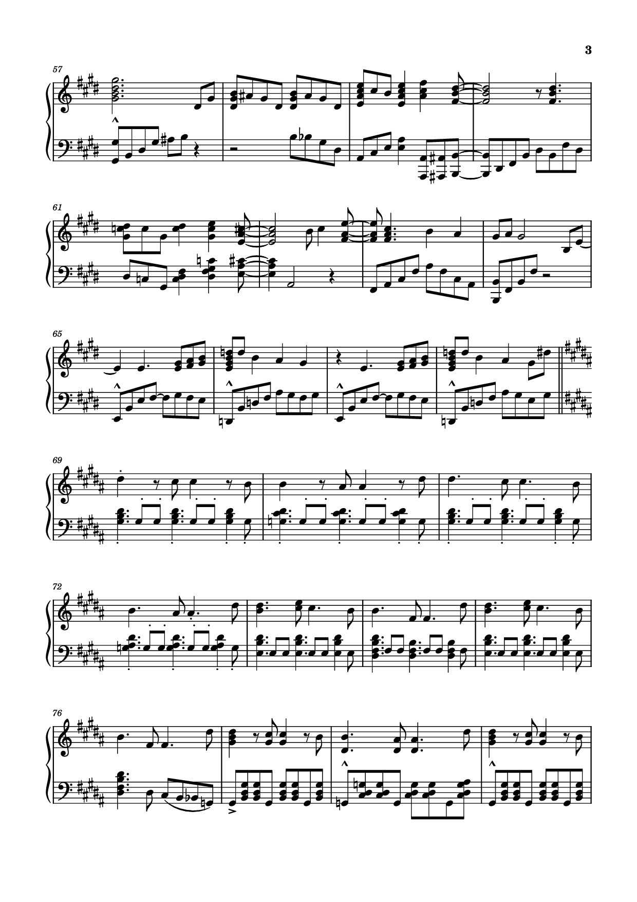 Page 3 of Sheet music PDF Piano Never Meant to Know Piano - Tally Hall