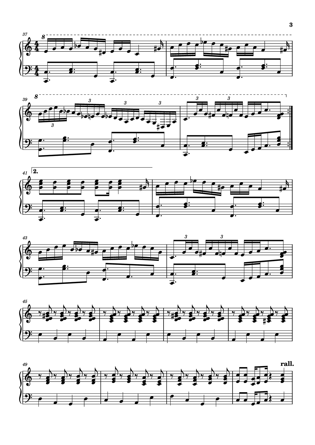 Page 3 of Sheet music PDF Piano The Main Character Piano - Will Wood