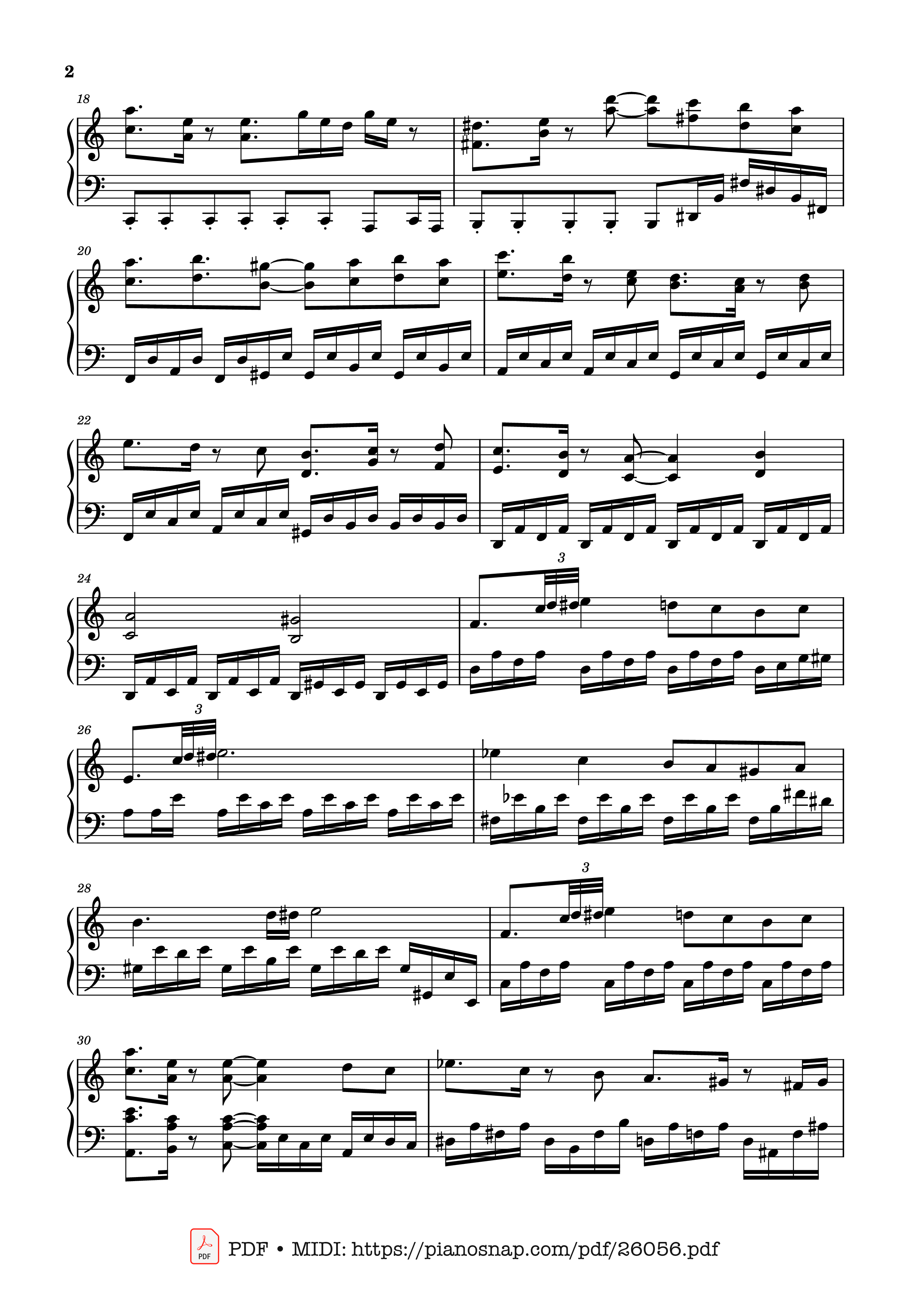Page 2 of Sheet music PDF Piano Attack of the Killer Queen Piano - Toby Fox, Lena Raine, Marcy Nabors