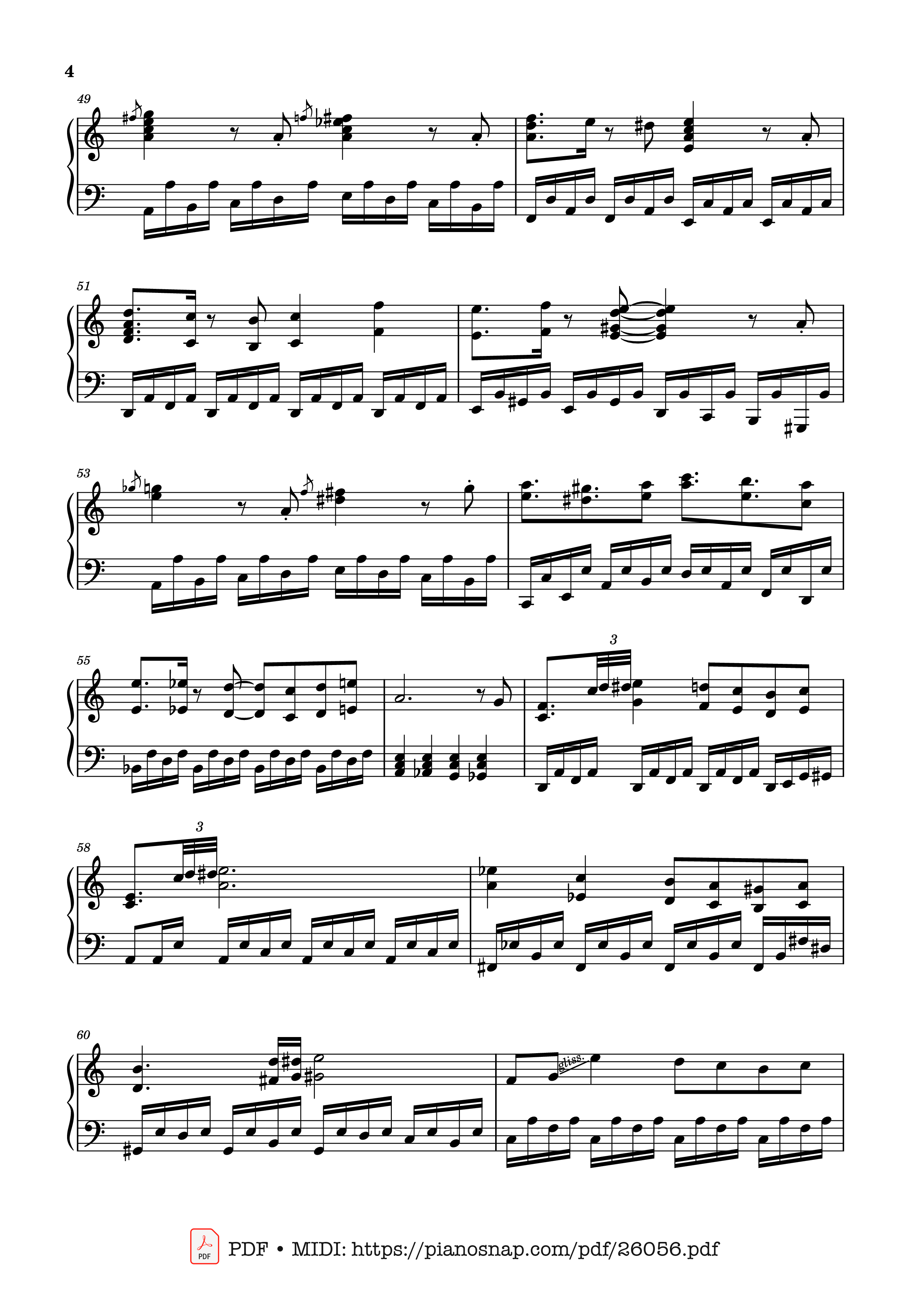Page 4 of Sheet music PDF Piano Attack of the Killer Queen Piano - Toby Fox, Lena Raine, Marcy Nabors