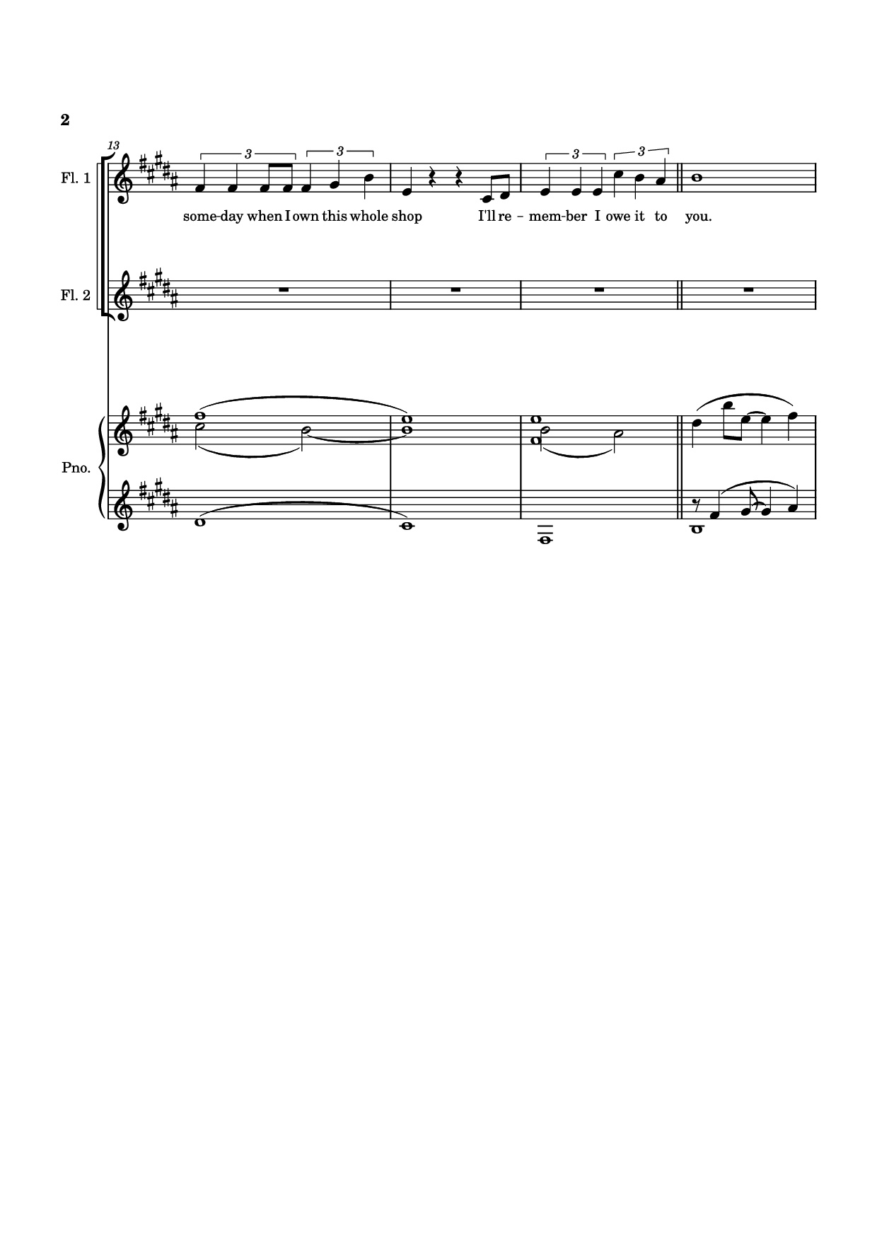 Page 2 of Sheet music PDF Piano SUDDEN CHANGES Piano - Music by Alan Menken