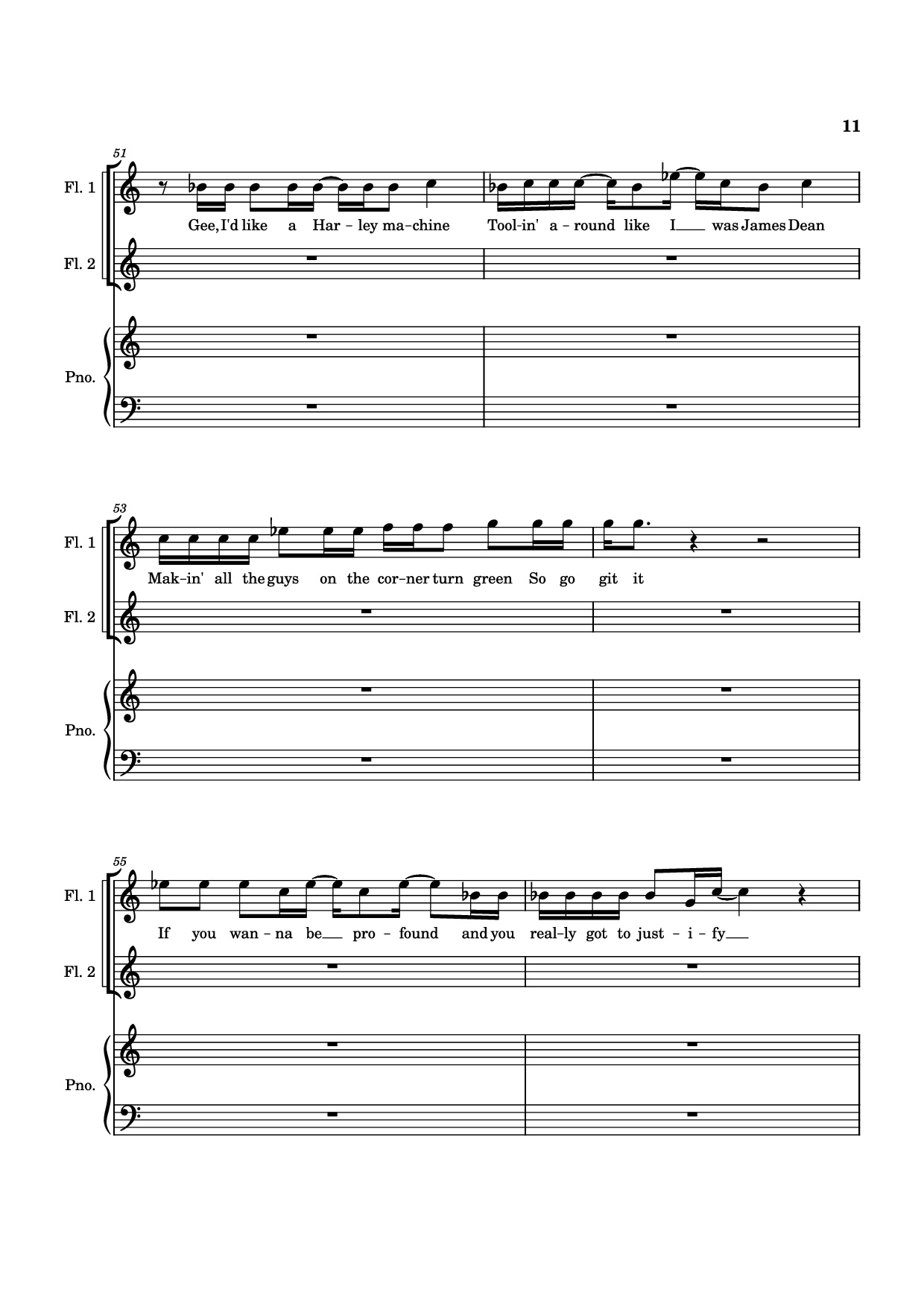 Page 11 of Sheet music PDF Piano SUDDEN CHANGES Piano - Music by Alan Menken