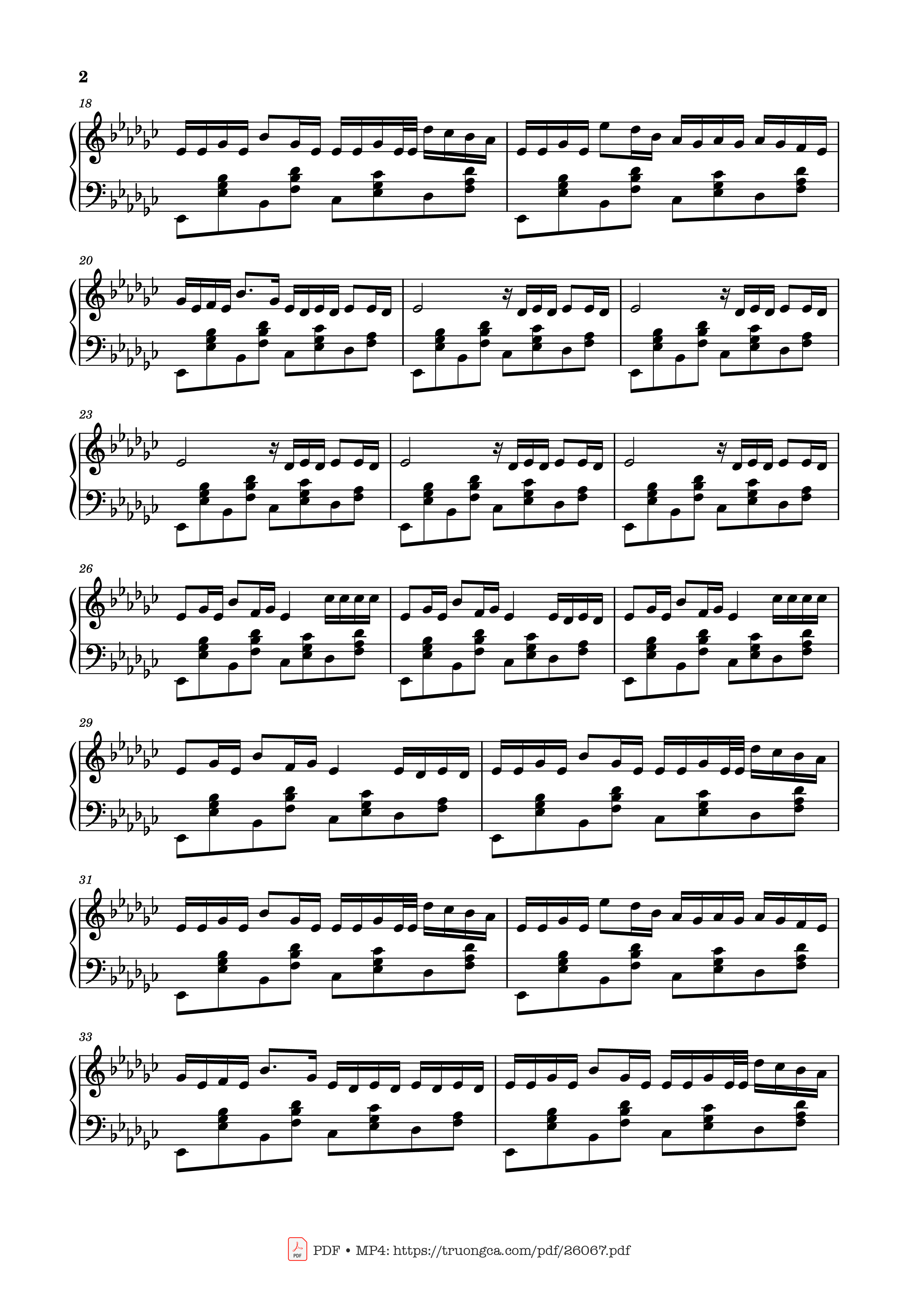 Page 2 of Sheet music PDF Piano Virtual Love Piano - Композитор / аранжировщик