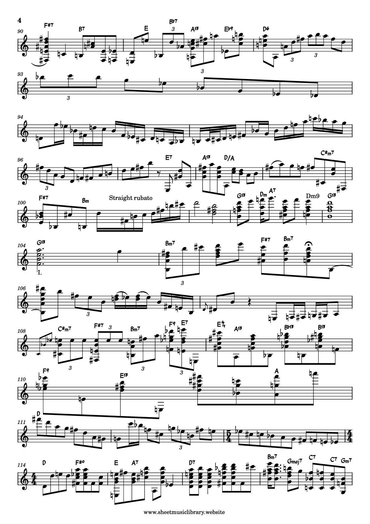Page 4 of Sheet music PDF Guitar Tab Ain