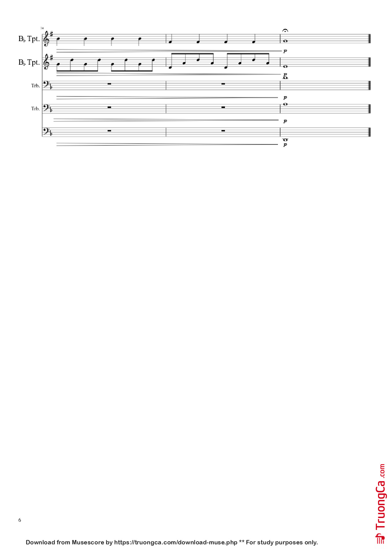 Page 6 of Sheet music PDF Faded - Arr. Bram en Luuk