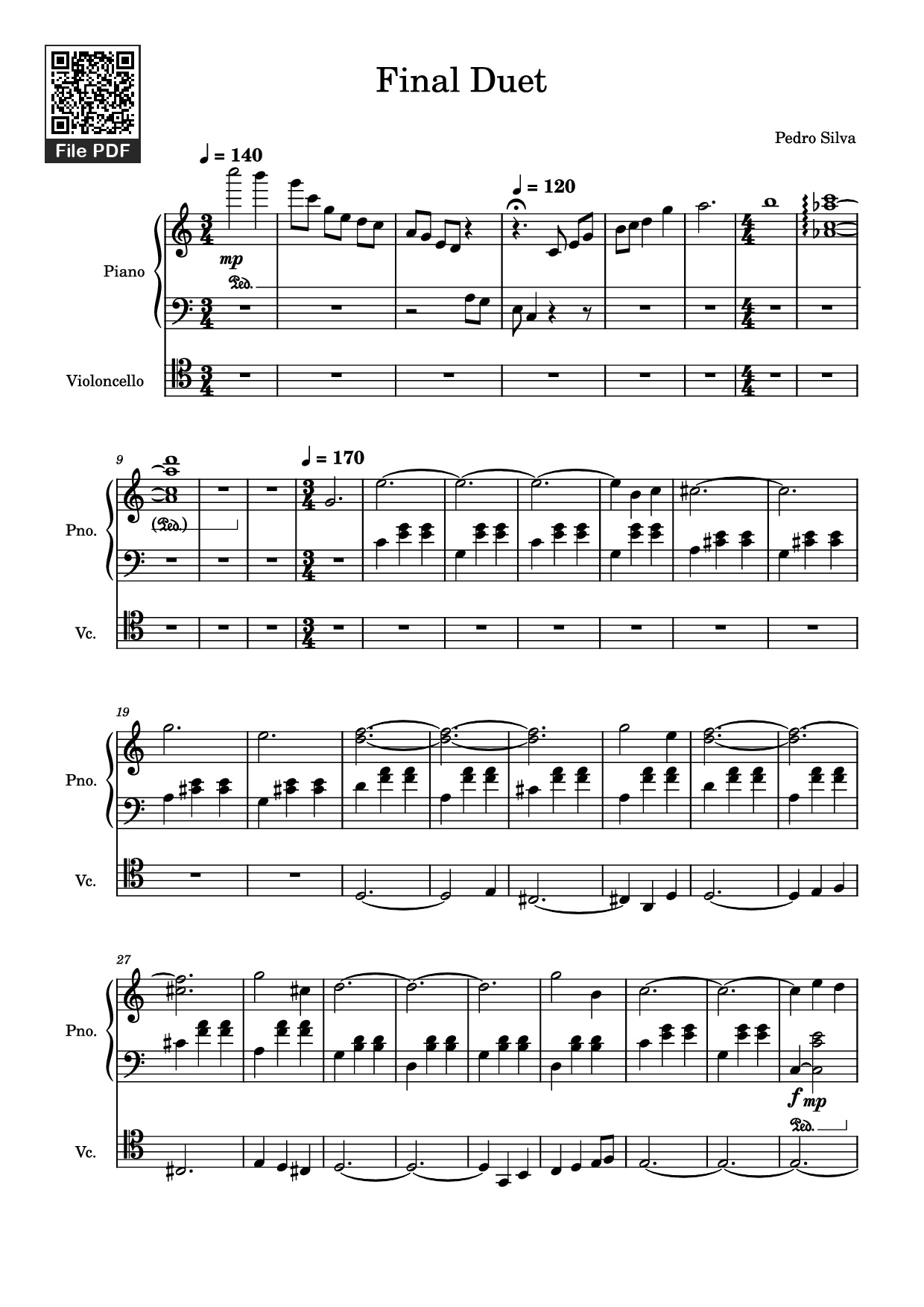 Sheet PDF of Final Duet Piano