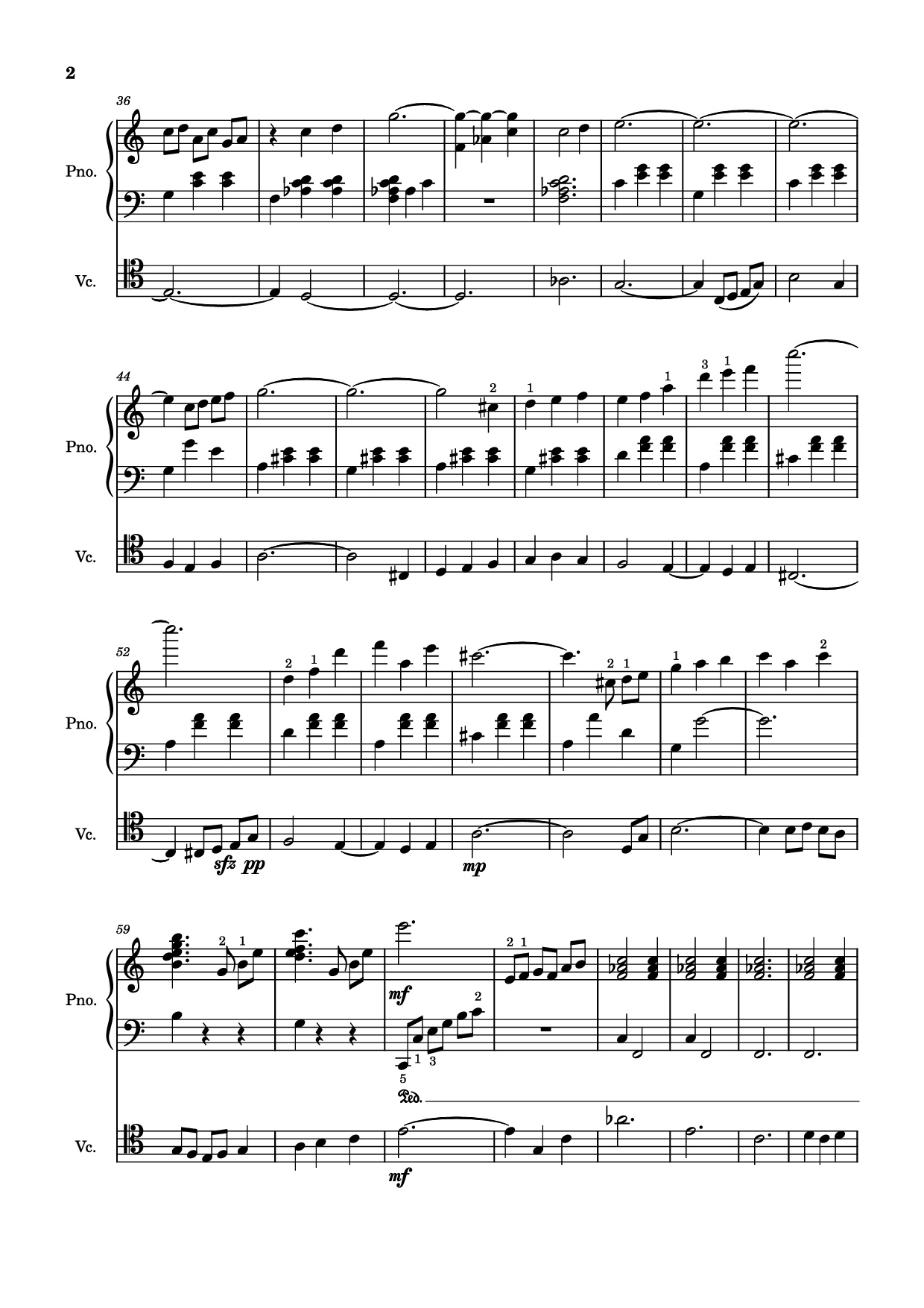Page 2 of Sheet music PDF Piano Final Duet Piano - Pedro Silva