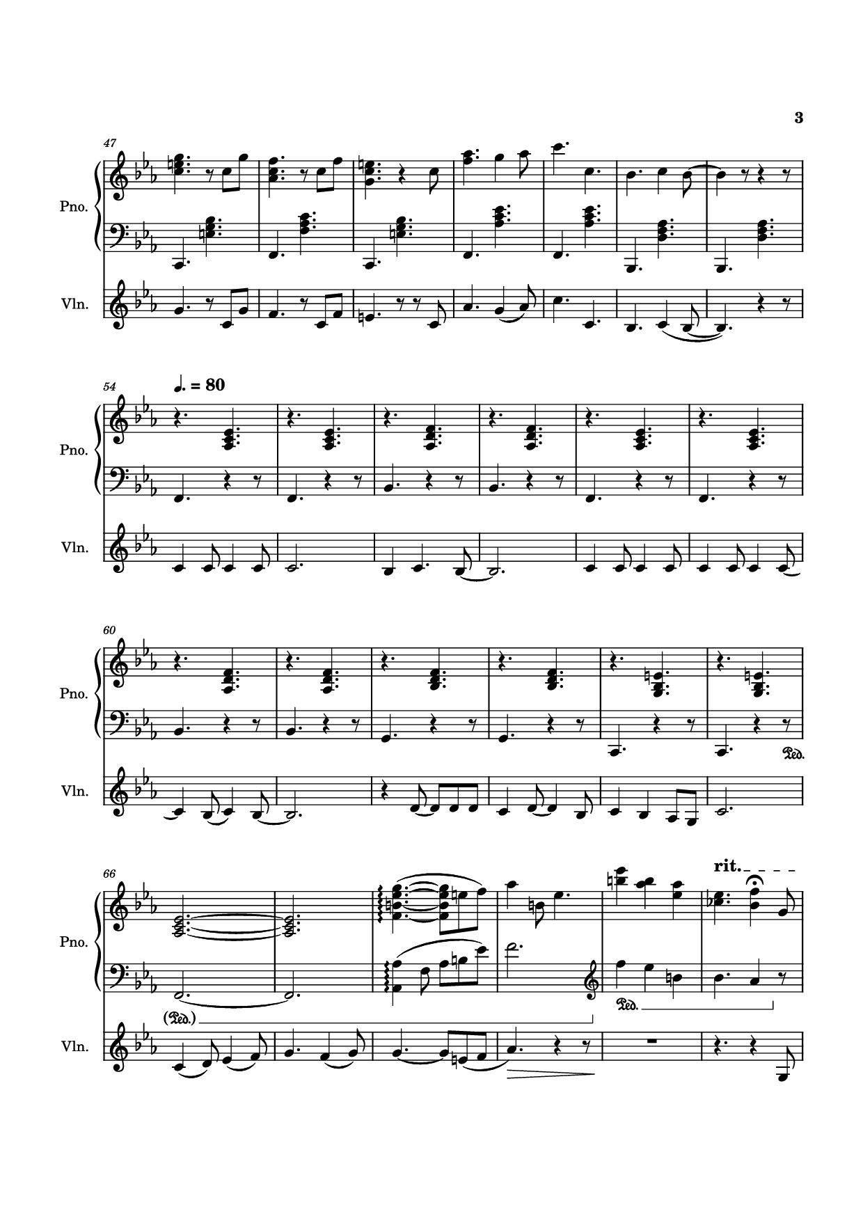 Page 3 of Sheet music PDF Piano Valentine Piano - Laufey