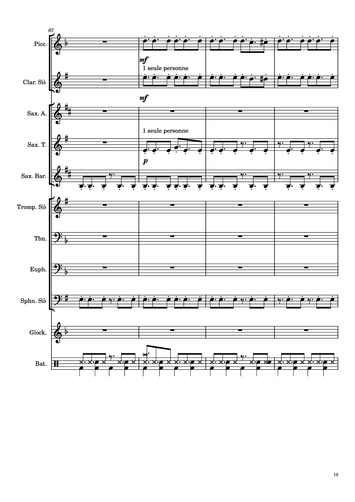 Page 19 of Sheet music PDF On The Floor - Alexthi