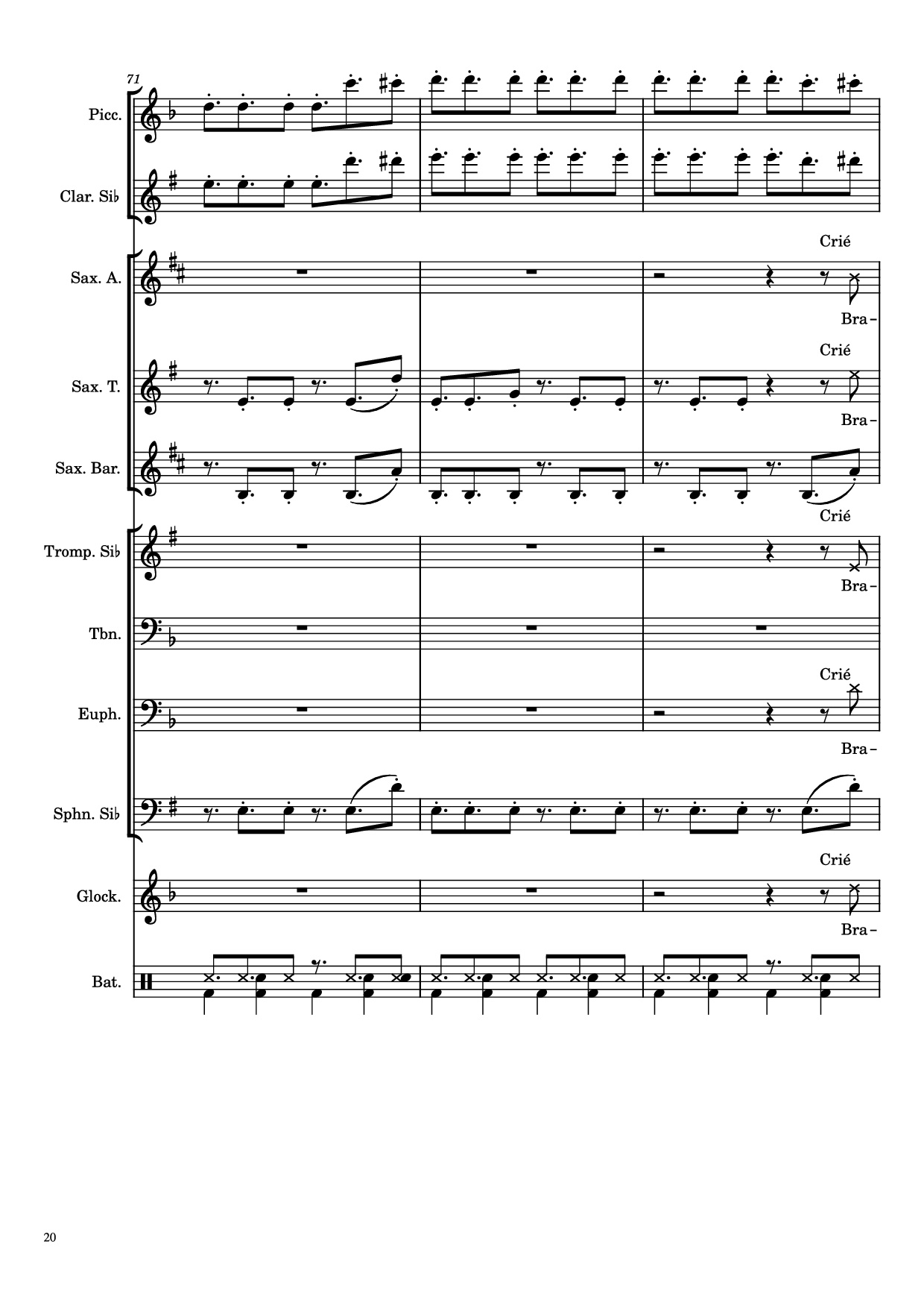 Page 20 of Sheet music PDF On The Floor - Alexthi