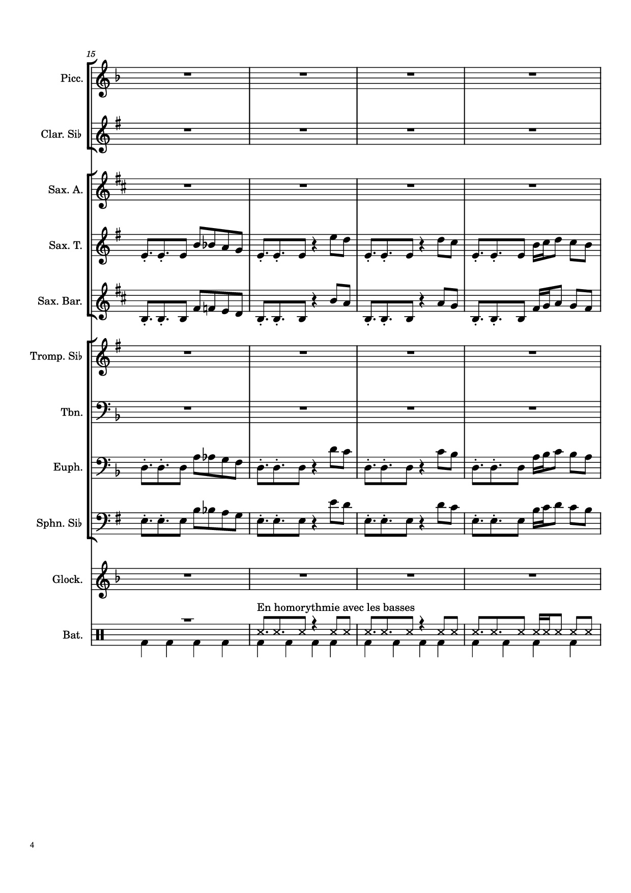 Page 4 of Sheet music PDF On The Floor - Alexthi