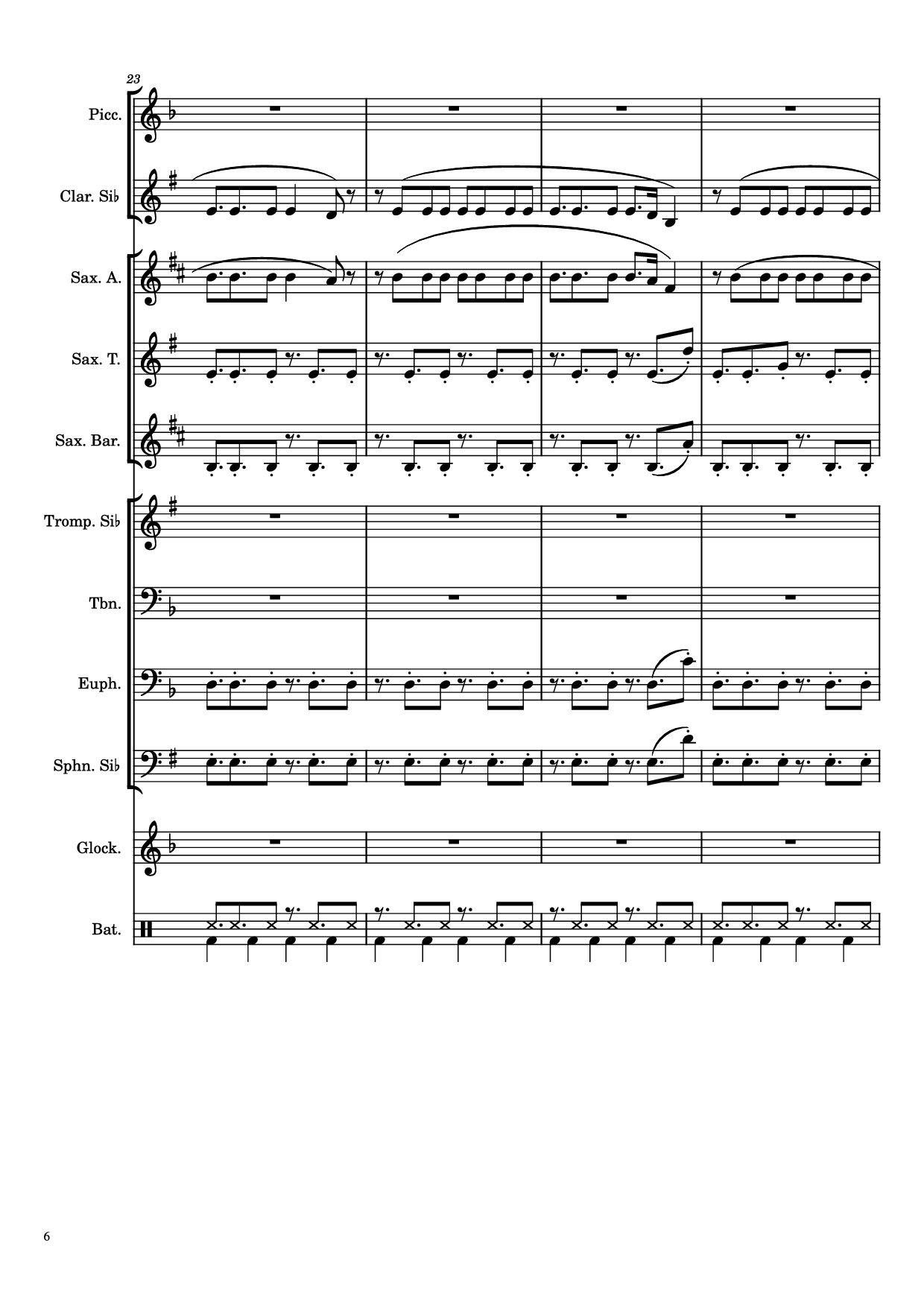 Page 6 of Sheet music PDF On The Floor - Alexthi