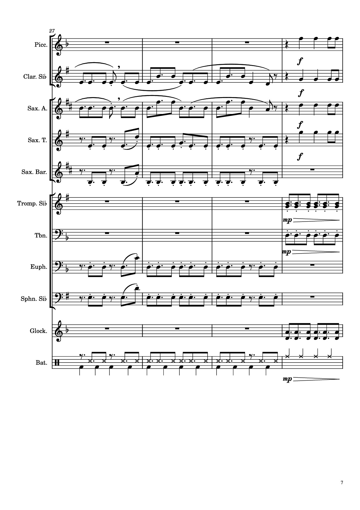 Page 7 of Sheet music PDF On The Floor - Alexthi