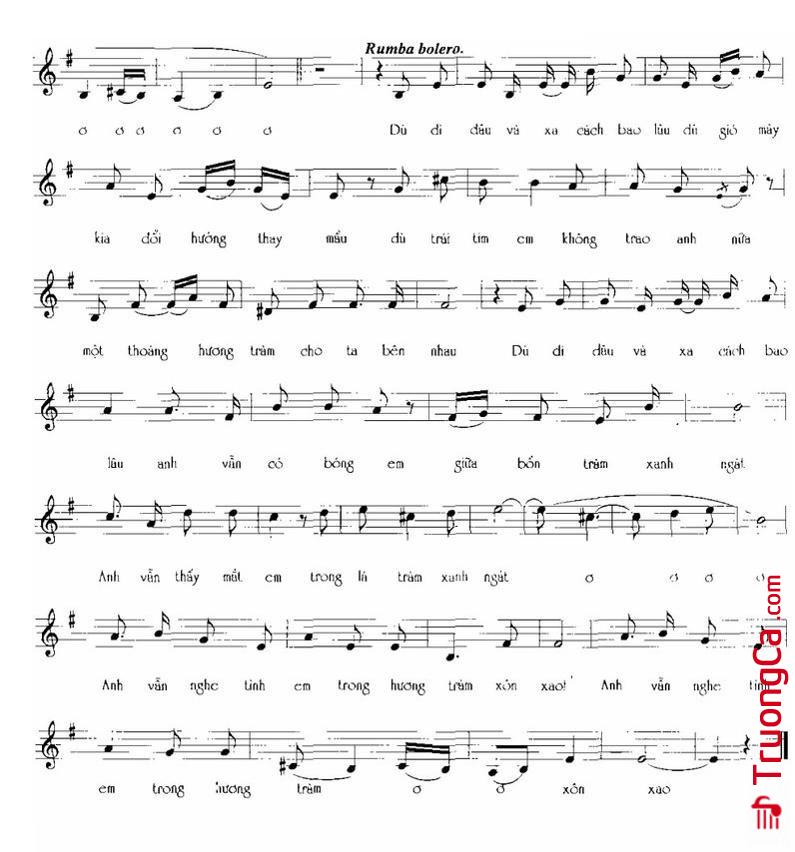 Page 2 of Sheet music PDF Đi Trong Hương Tràm - Hoài Vũ