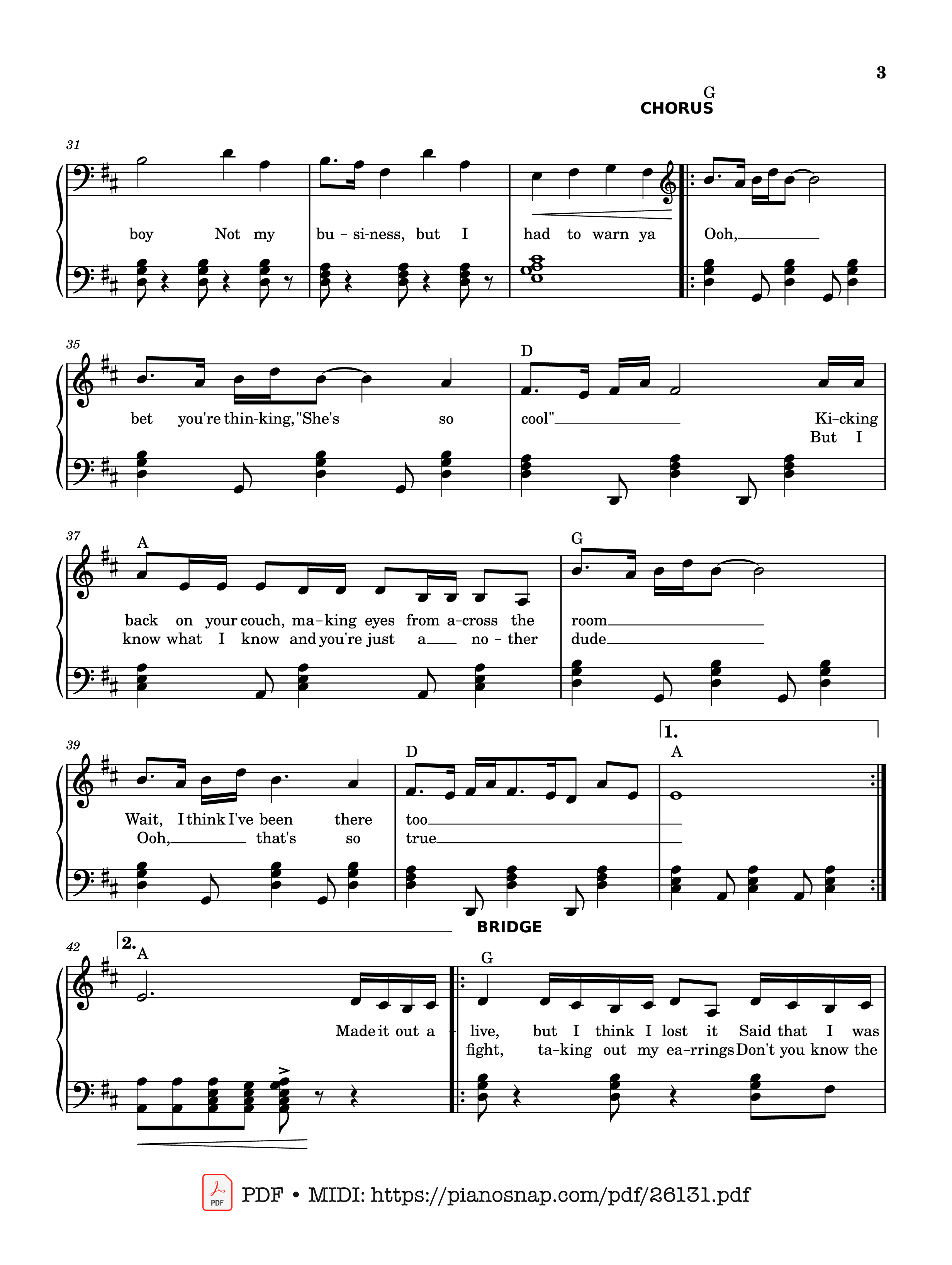 Page 3 of Sheet music PDF Piano That