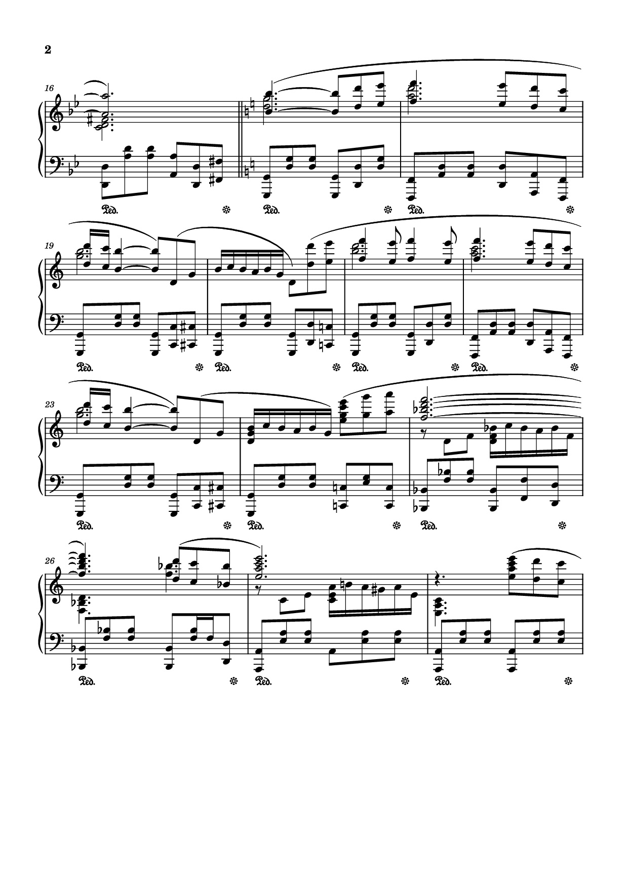 Page 2 of Sheet music PDF Piano La Lecon Particuliere Piano - Francis Lai