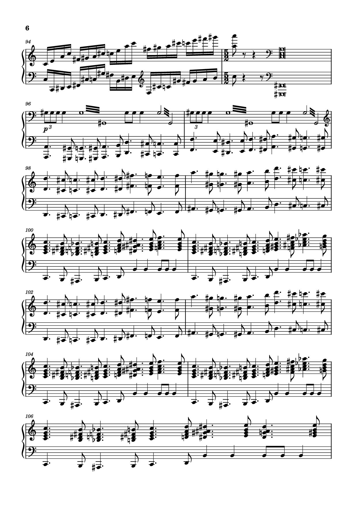 Page 6 of Sheet music PDF Piano The Planets - Mars Piano - Composer / arranger