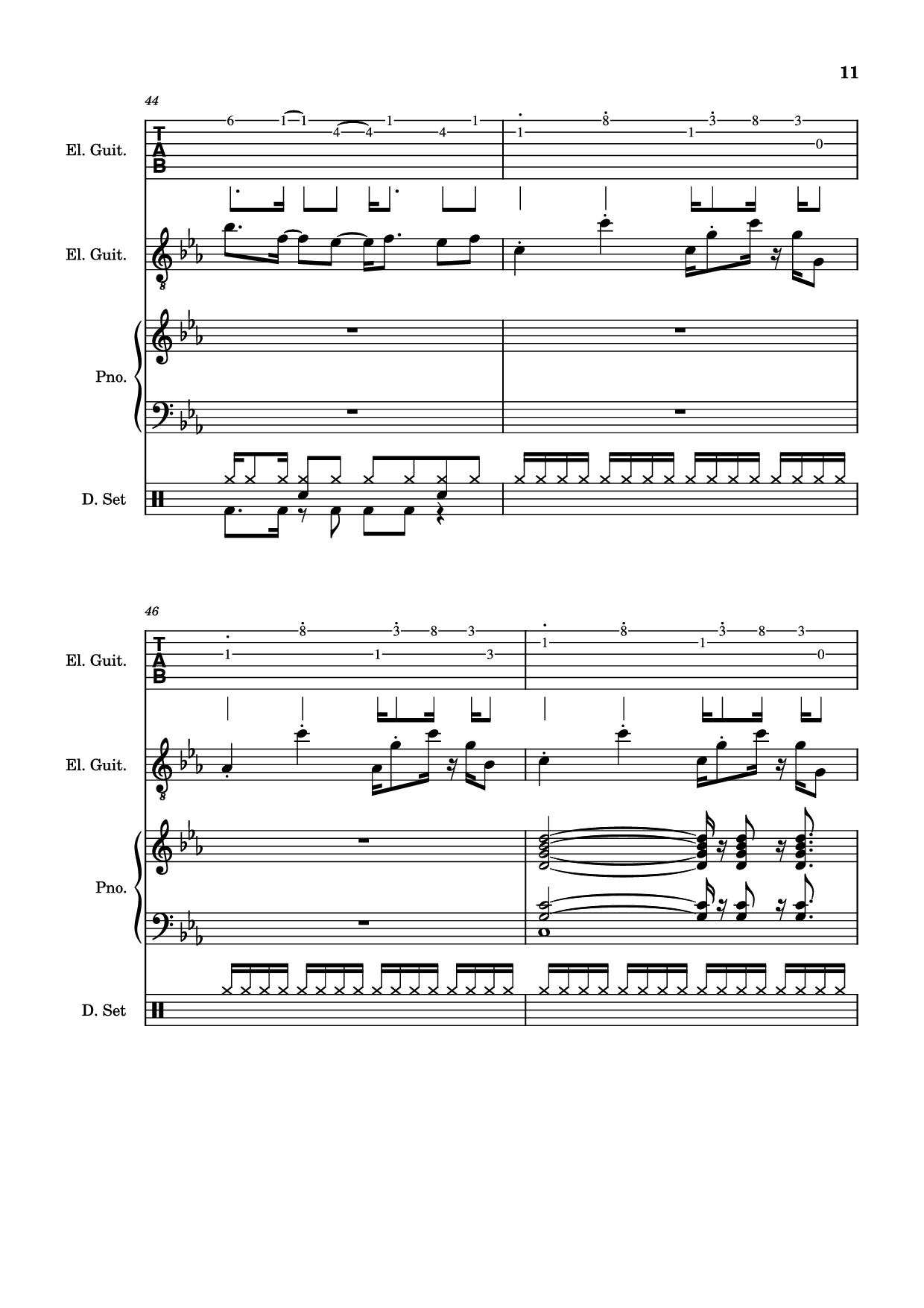 Page 11 of Sheet music PDF Dark Necessities Piano - ManoGhostBoy
