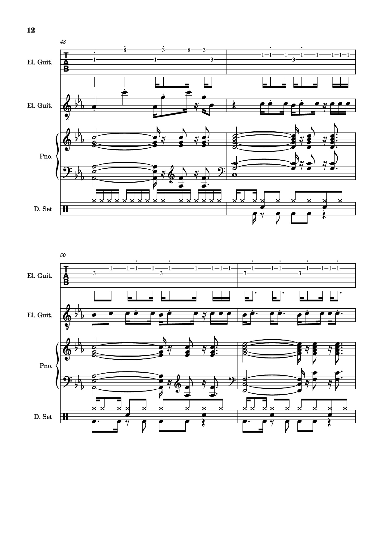 Page 12 of Sheet music PDF Dark Necessities Piano - ManoGhostBoy