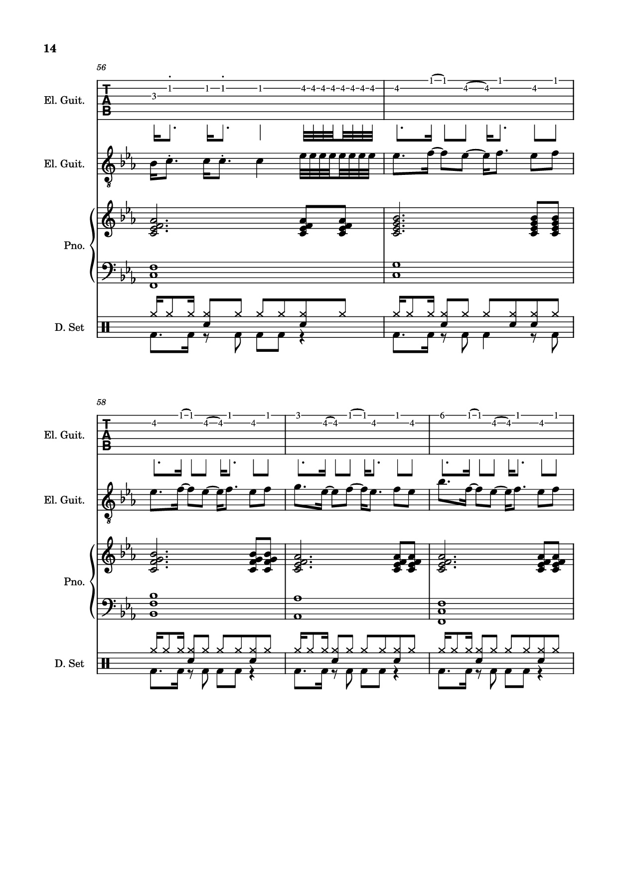 Page 14 of Sheet music PDF Dark Necessities Piano - ManoGhostBoy
