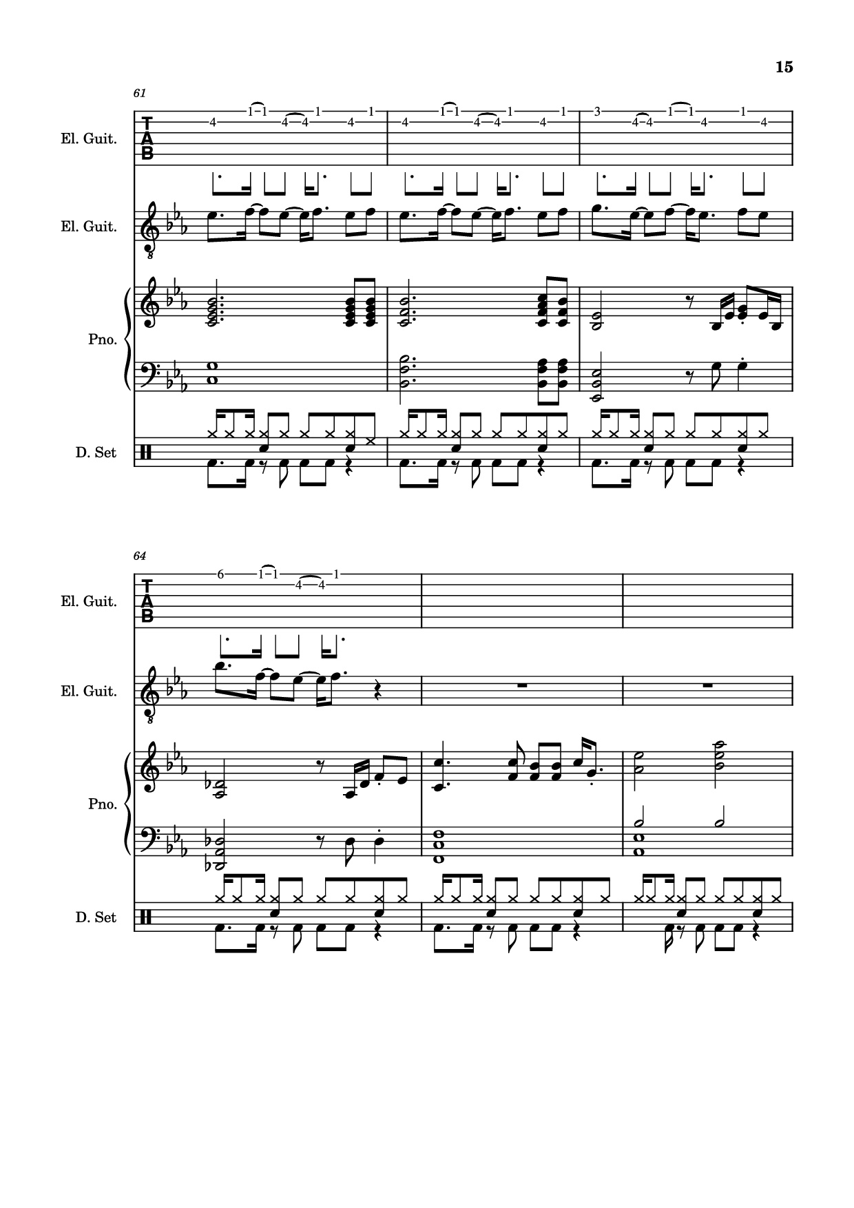 Page 15 of Sheet music PDF Dark Necessities Piano - ManoGhostBoy